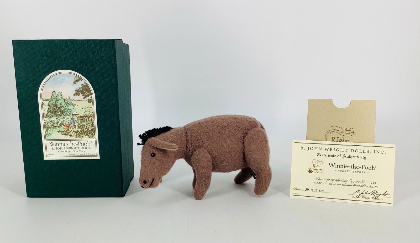 Winnie-the-Pooh "Pocket Eeyore" by R. John Wright. (1 of 2)