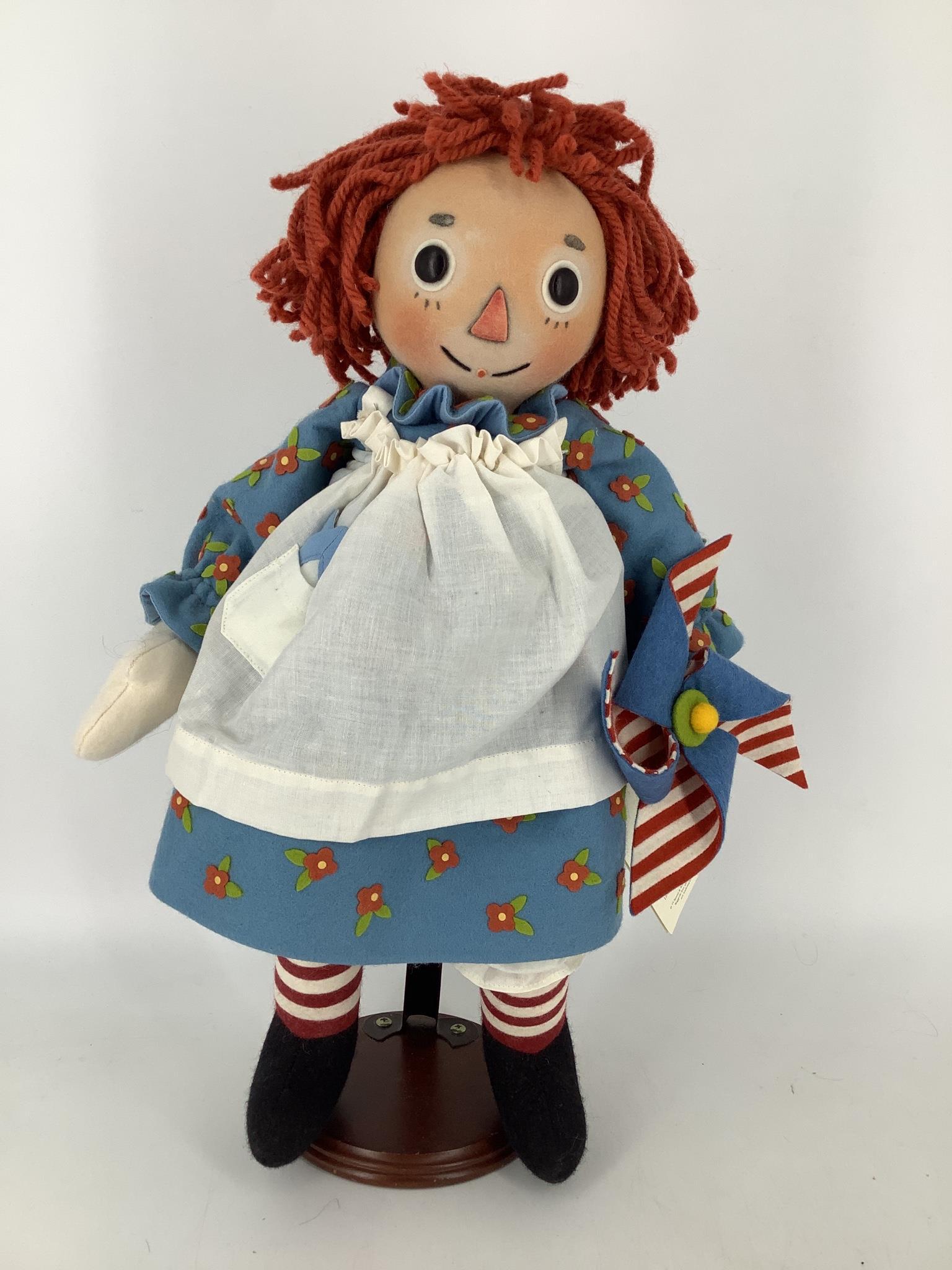 Premiere Edition "Raggedy Ann" by R. John Wright. 17" (1 of 4)