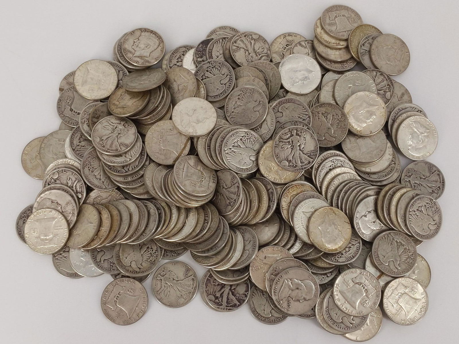 280 U.S. Silver Half Dollar Coins (1 of 7)