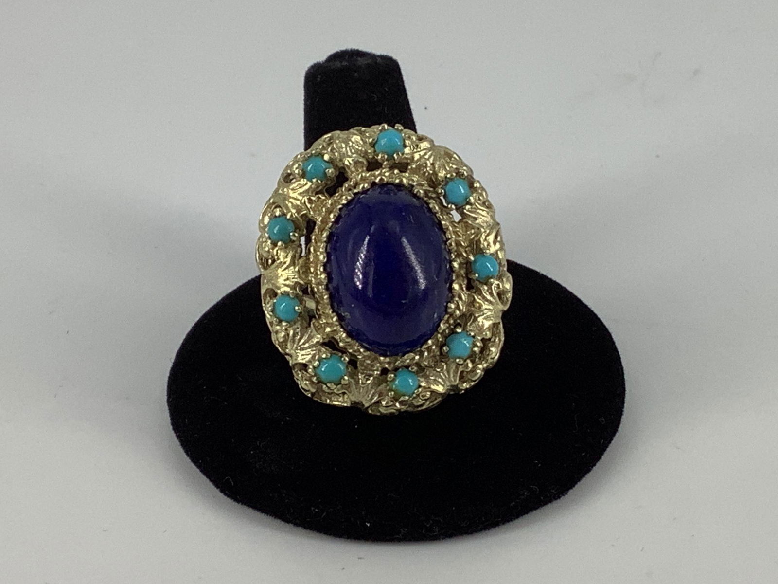 14kt Yellow Gold & Semi-Precious Stone Cocktail Ring (1 of 3)