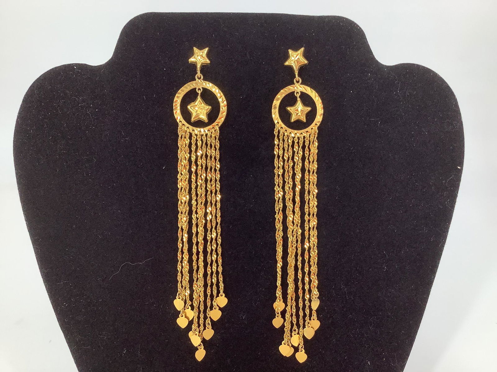 20kt+ Yellow Gold Dangle Earrings (1 of 4)