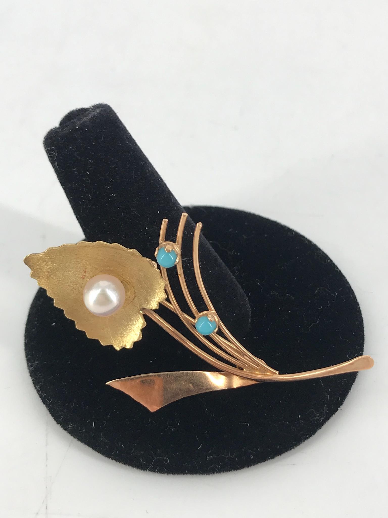 Vintage 14kt Yellow Gold Pin (1 of 5)
