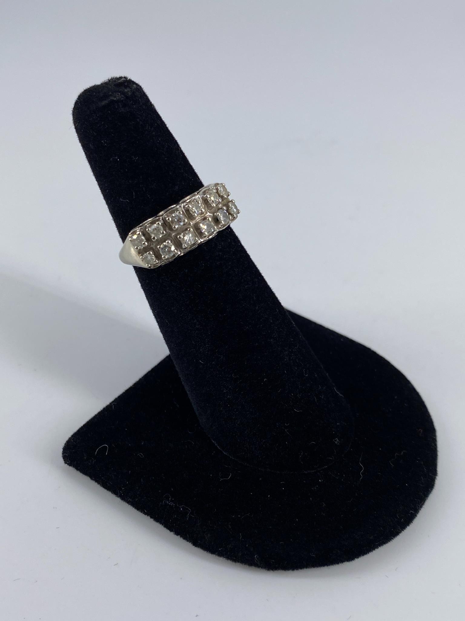 14kt White Gold & Diamond Ring (1 of 8)
