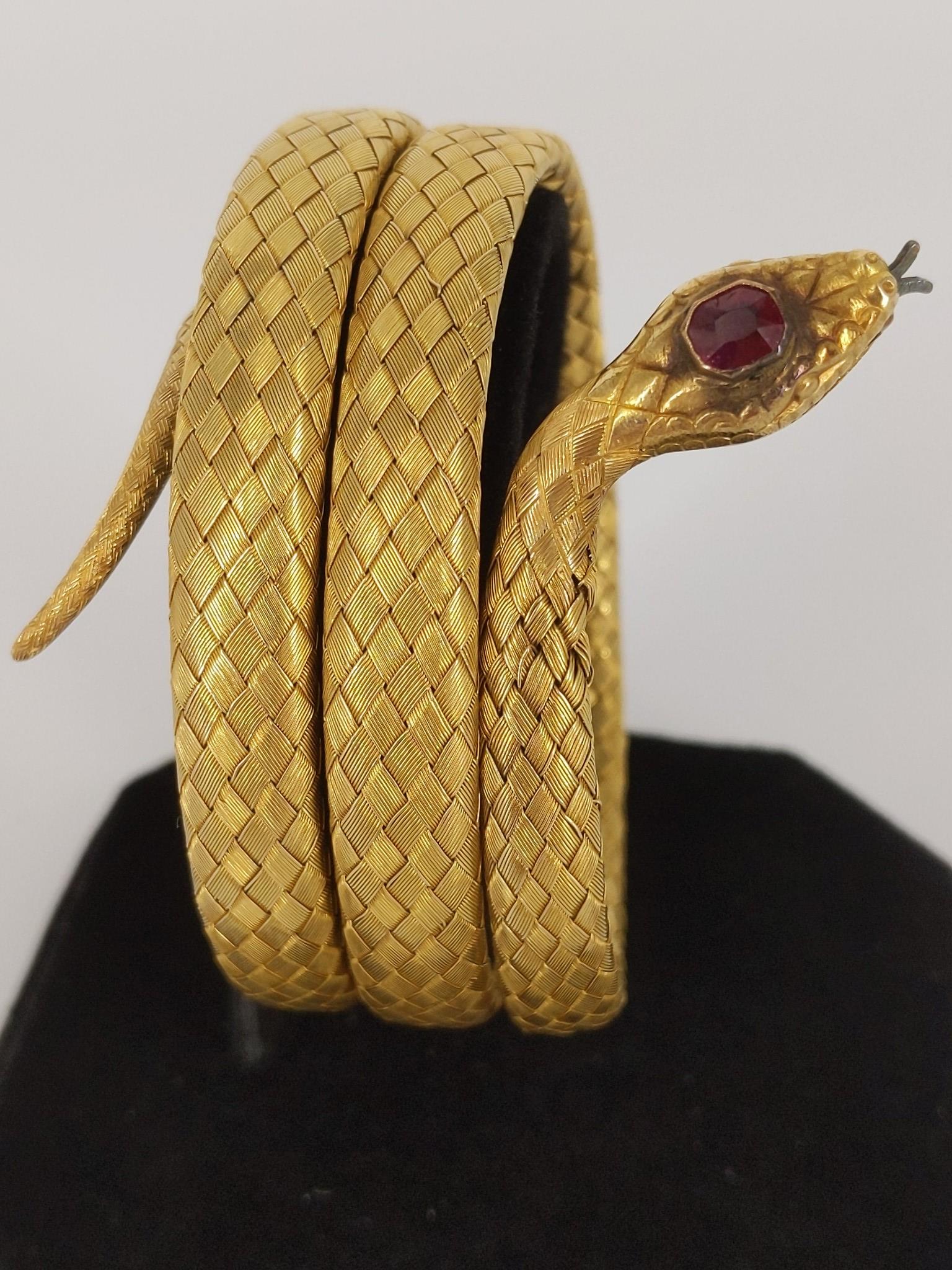 Vintage Snake Bracelet - Cuff (1 of 3)