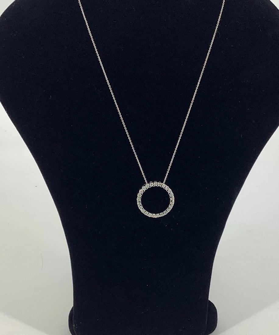 Diamond Pendant on Chain (1 of 2)