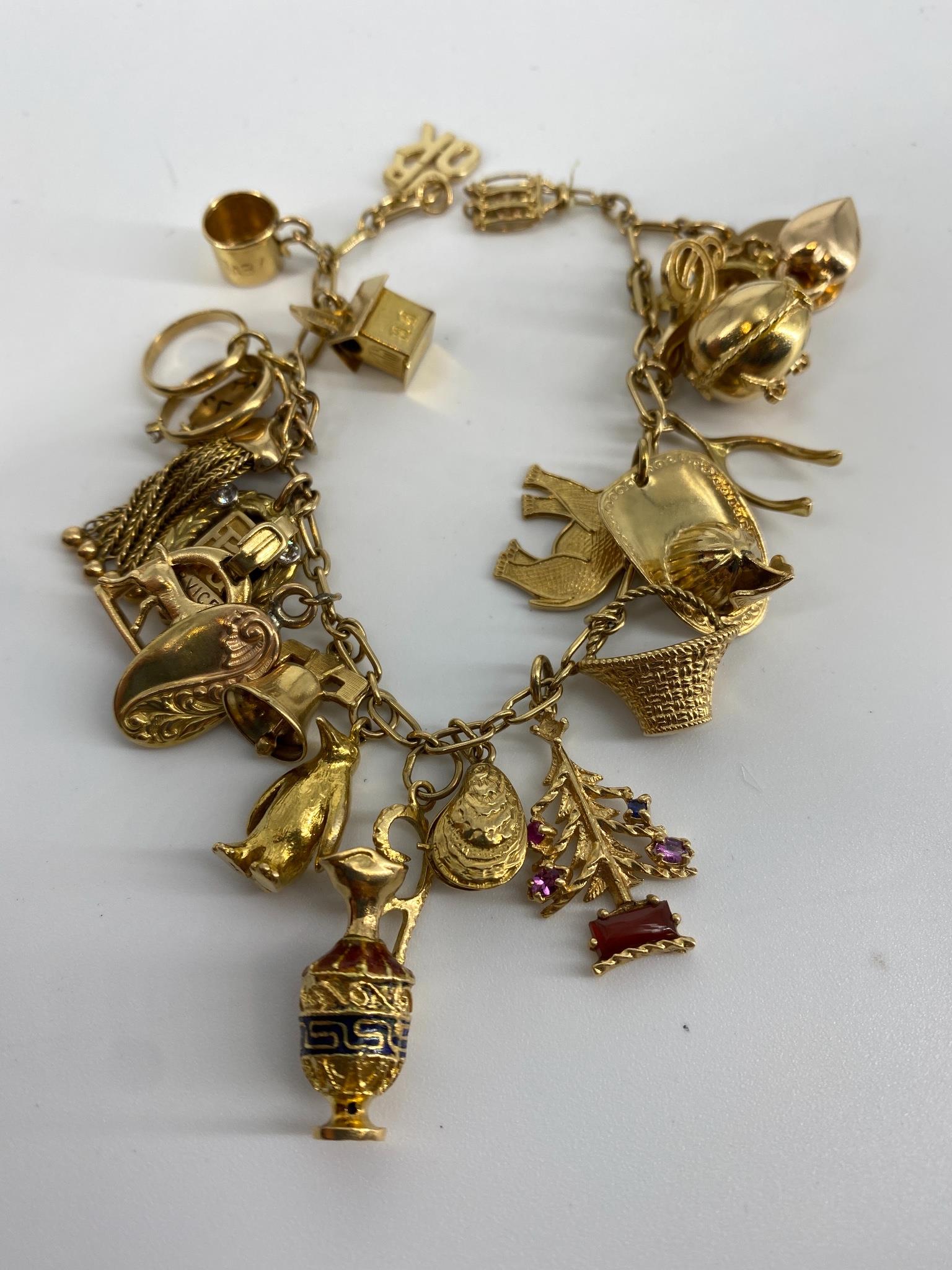 Gold Charm Bracelet (1 of 3)