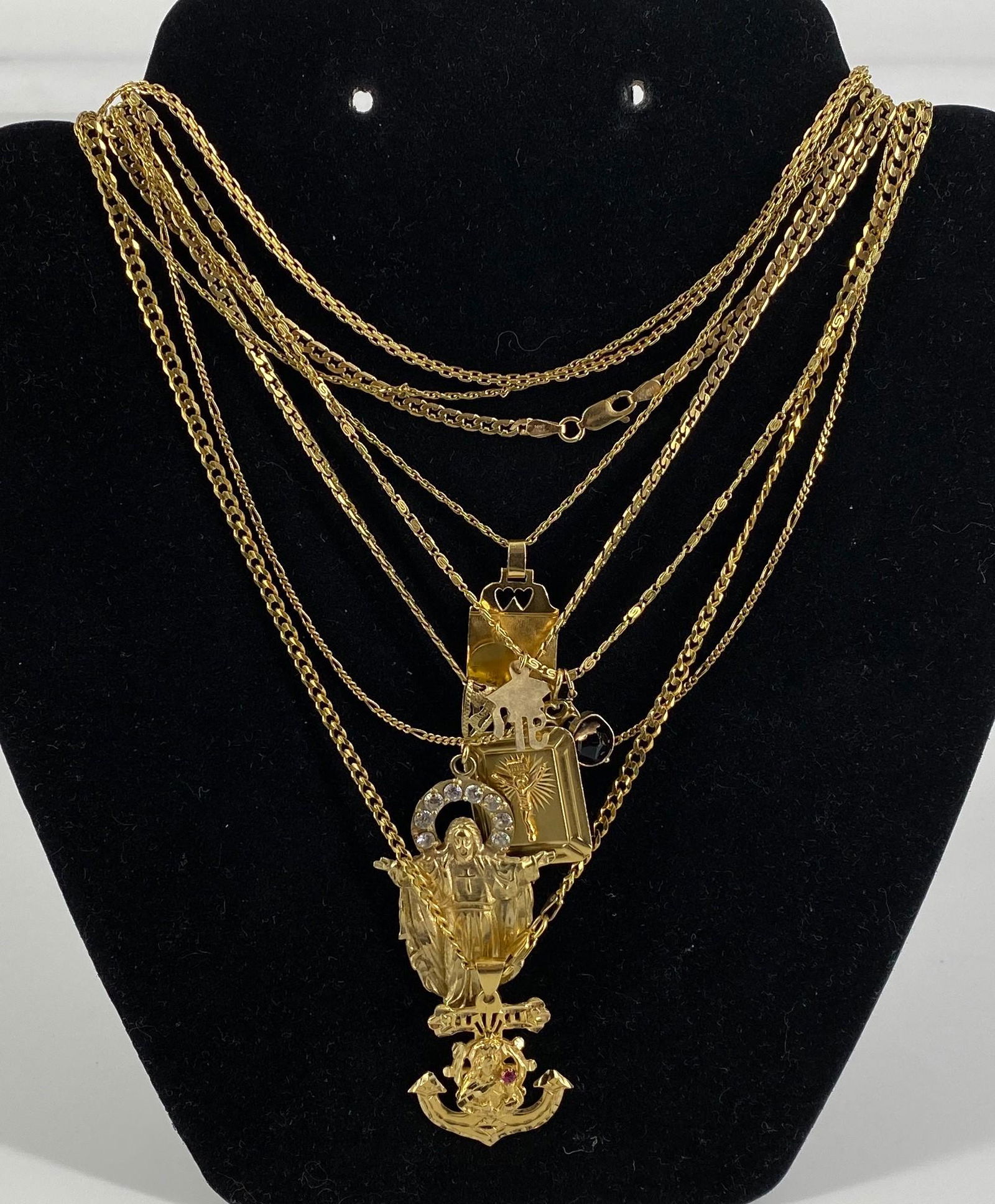 Six Necklaces with Eight Pendants (1 of 1)