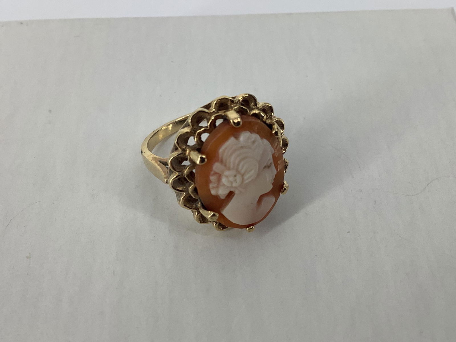 14kt Yellow Gold Cameo Ring (1 of 3)