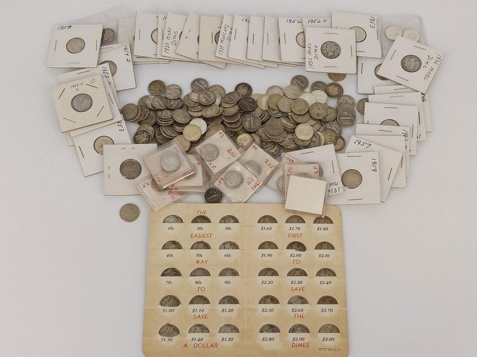 247 U.S. Silver Dimes (1 of 3)