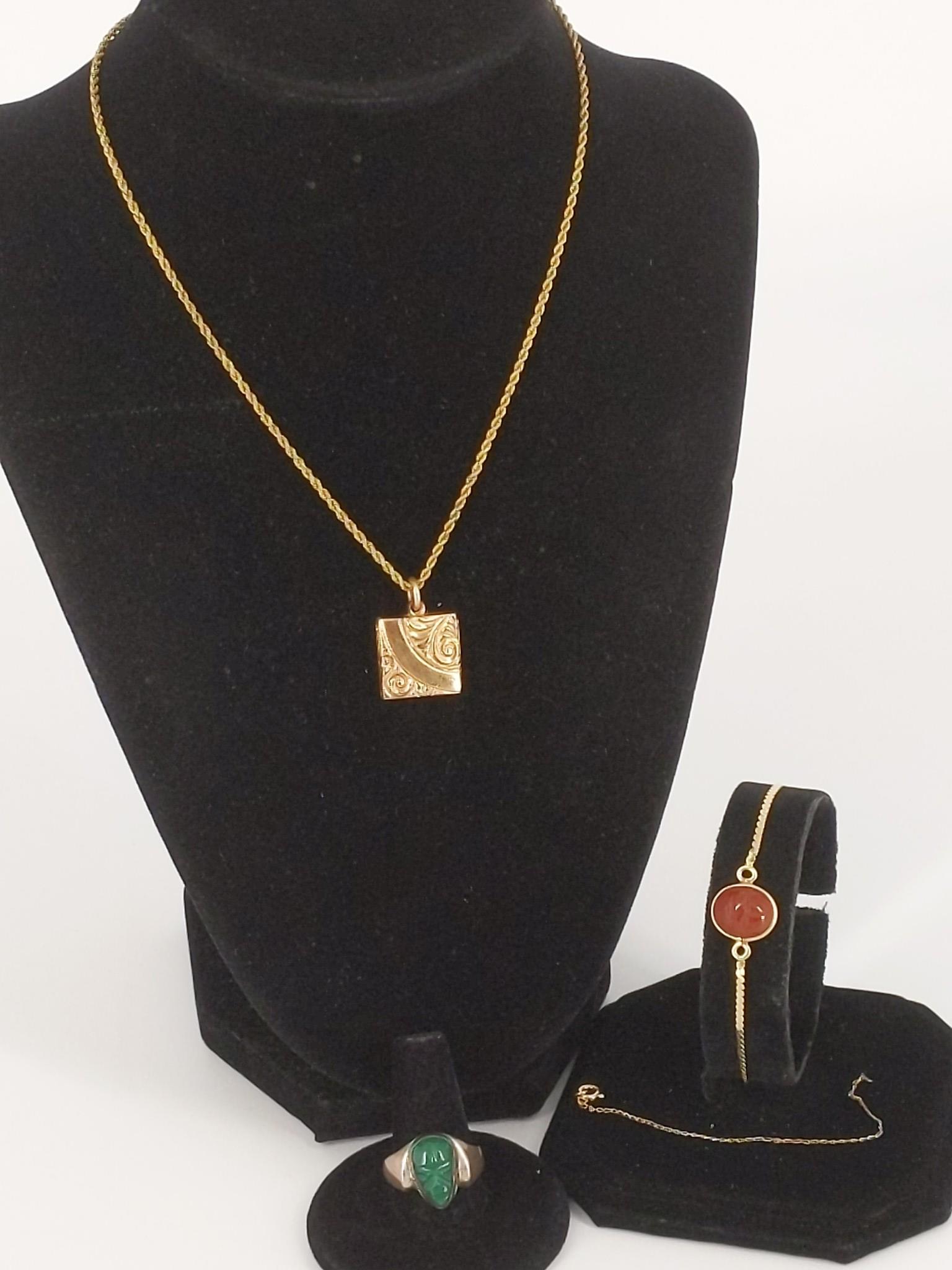 Lot of Gold and Silver Jewelry (1 of 9)