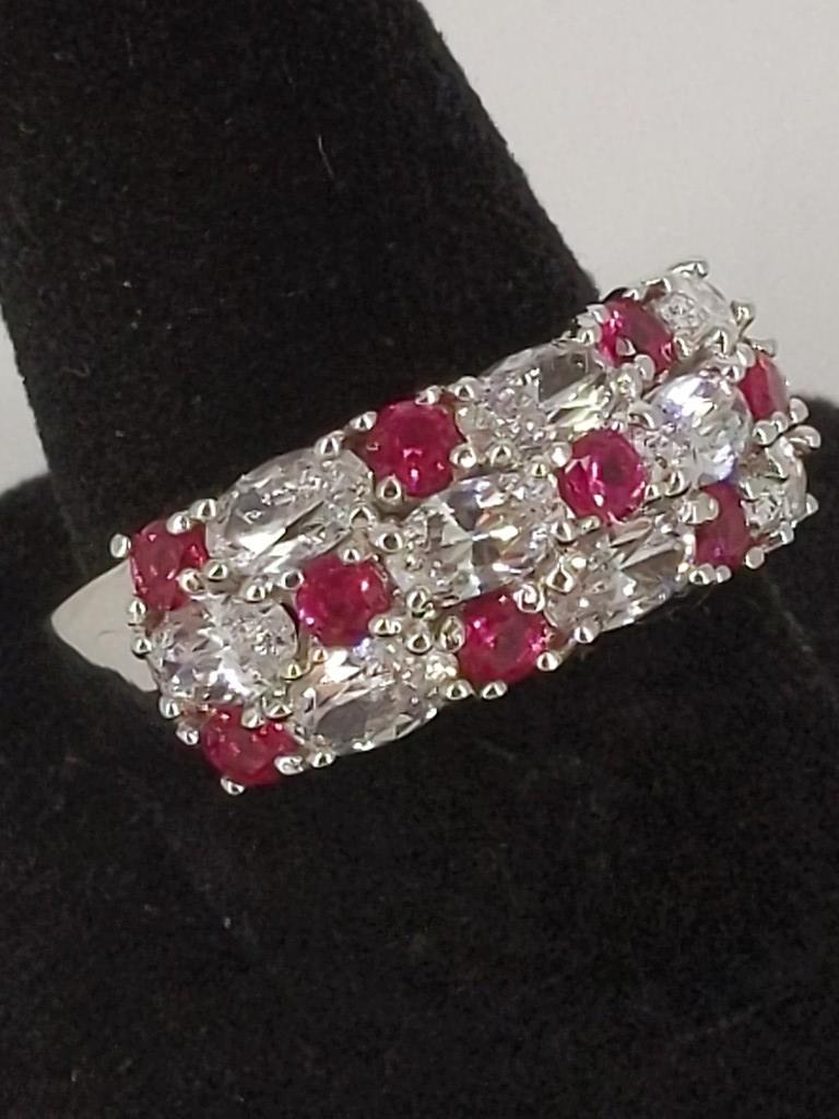 Sterling and CZ Stone Ring (1 of 6)