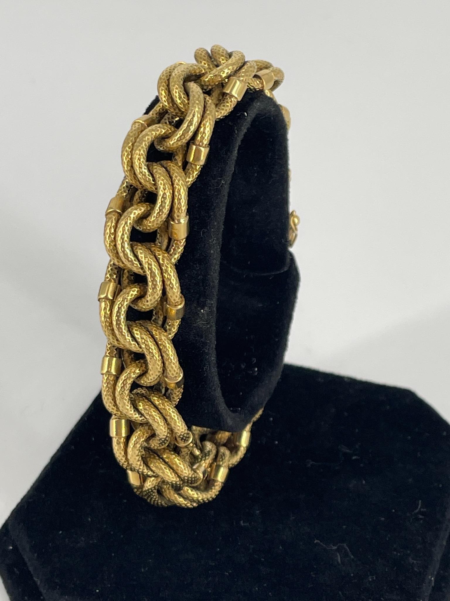 Vintage 18kt Yellow Gold Bracelet (1 of 3)