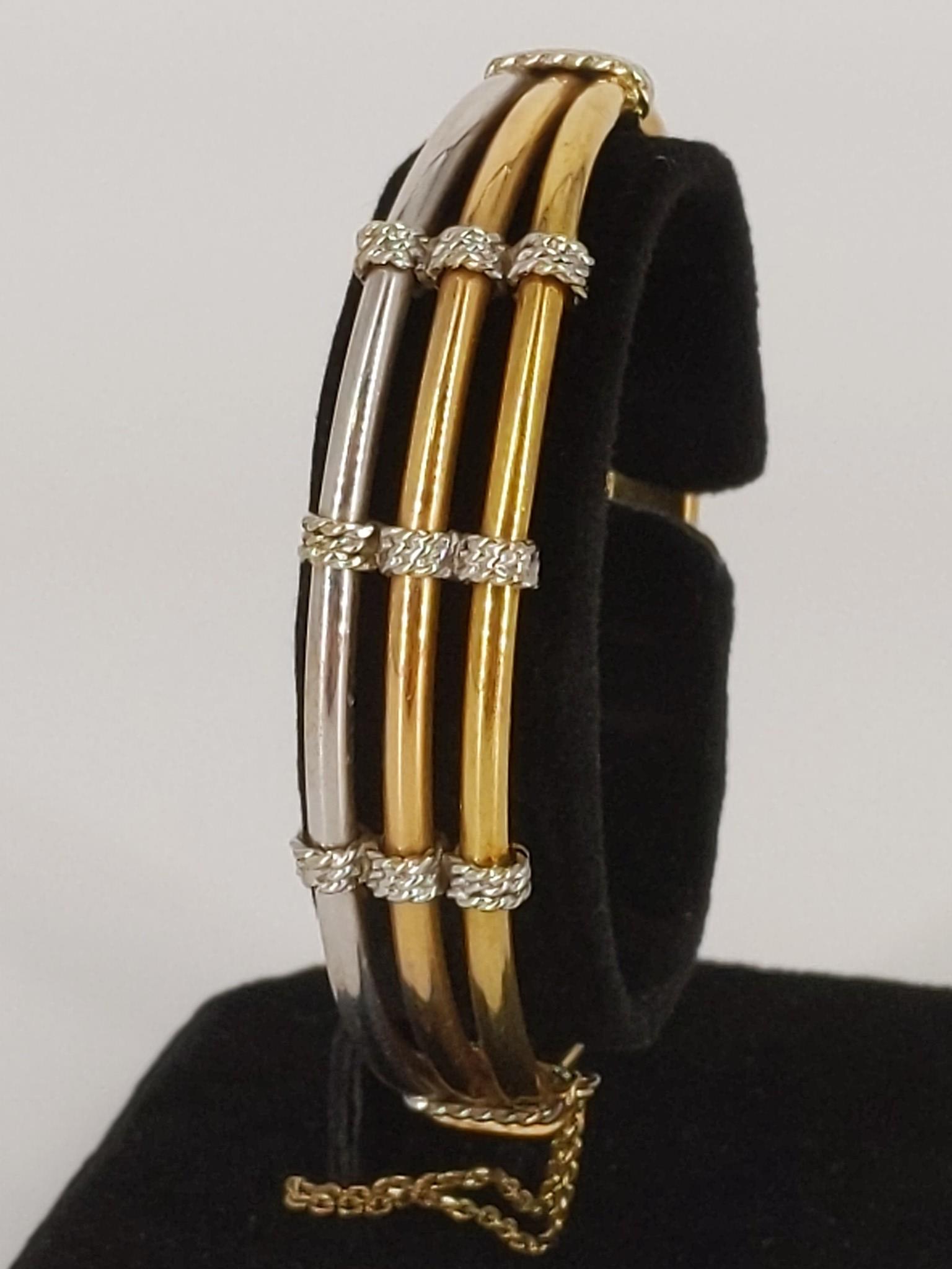 18kt Yellow Gold Bracelet (No Stones) (1 of 4)