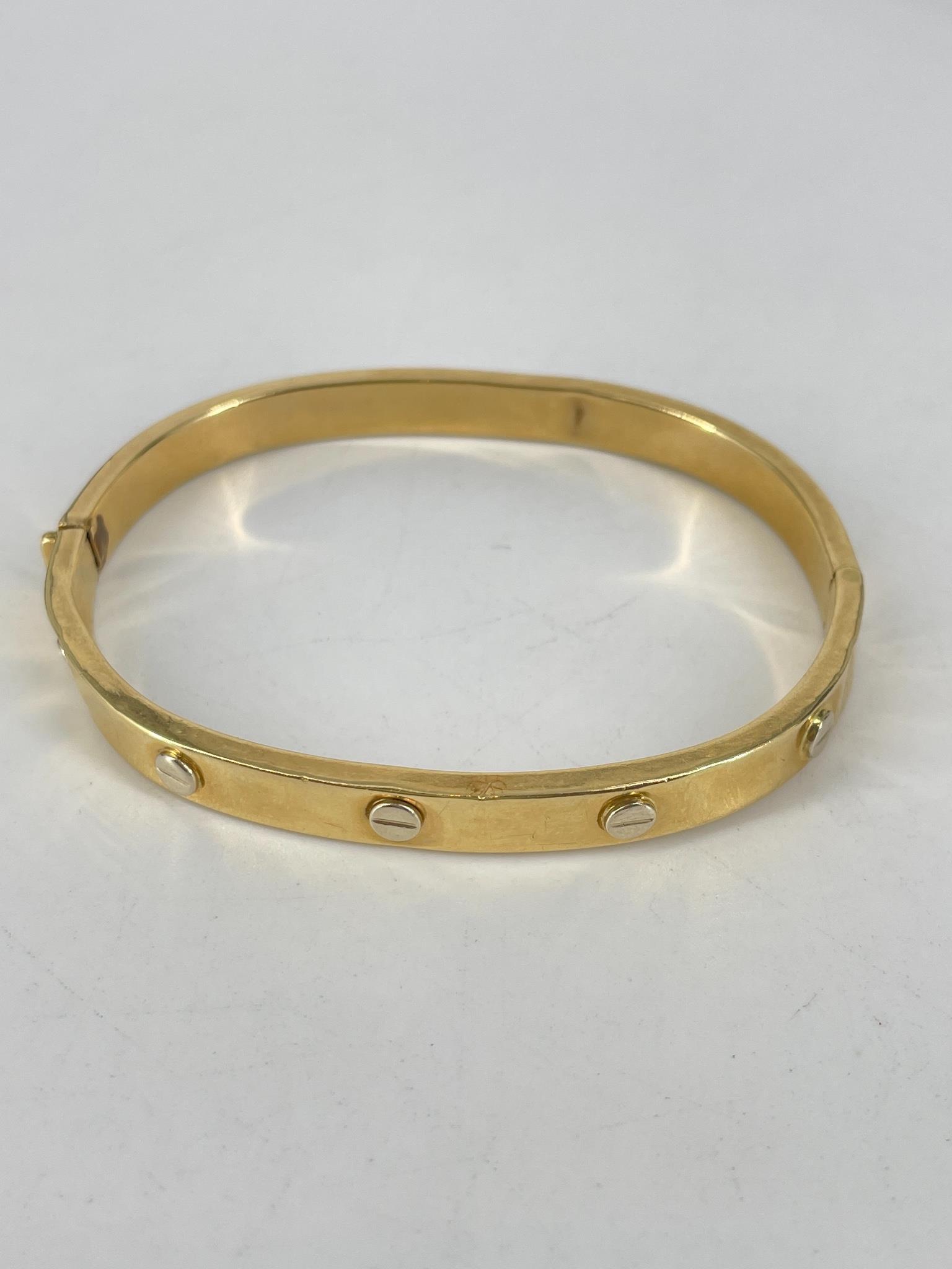 14kt Yellow Gold Bangle (1 of 1)