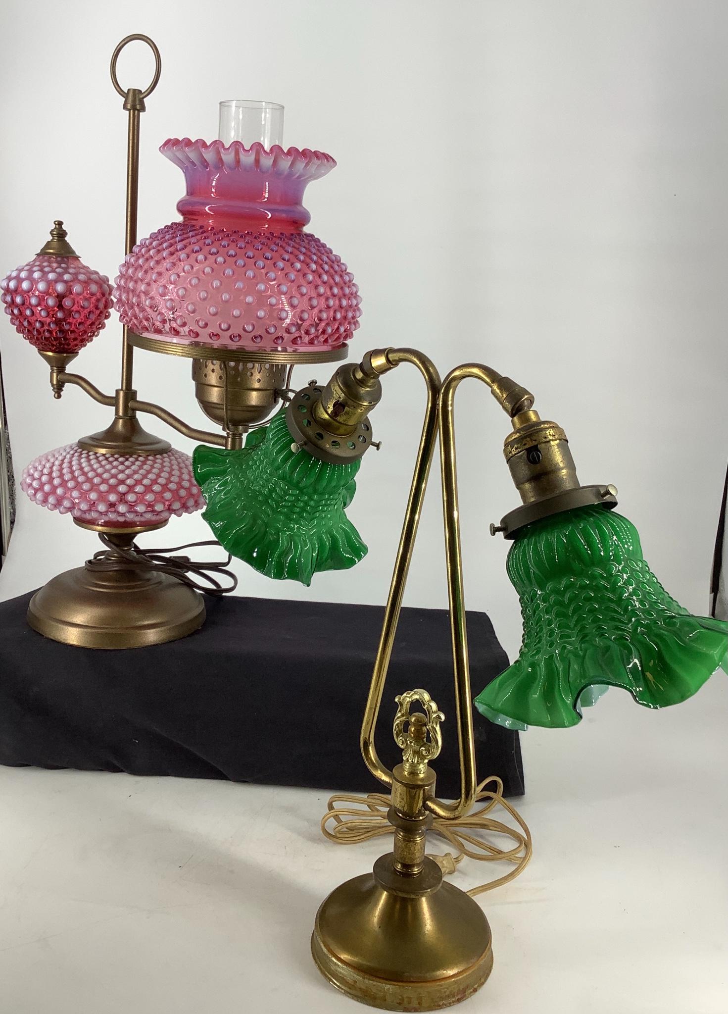 Two table lamps, 20Ã® and 16Ã® high. (1 of 1)