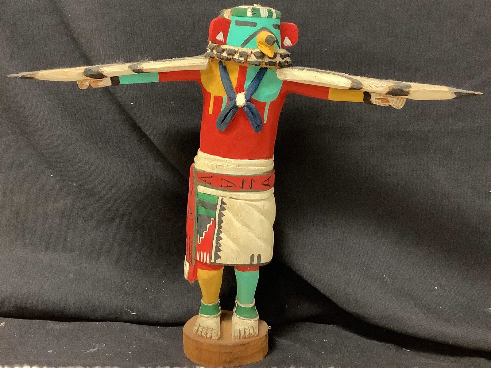 Kachina doll by Earl Arthur-Hopi-Eagle 10” tall. (1 of 3)