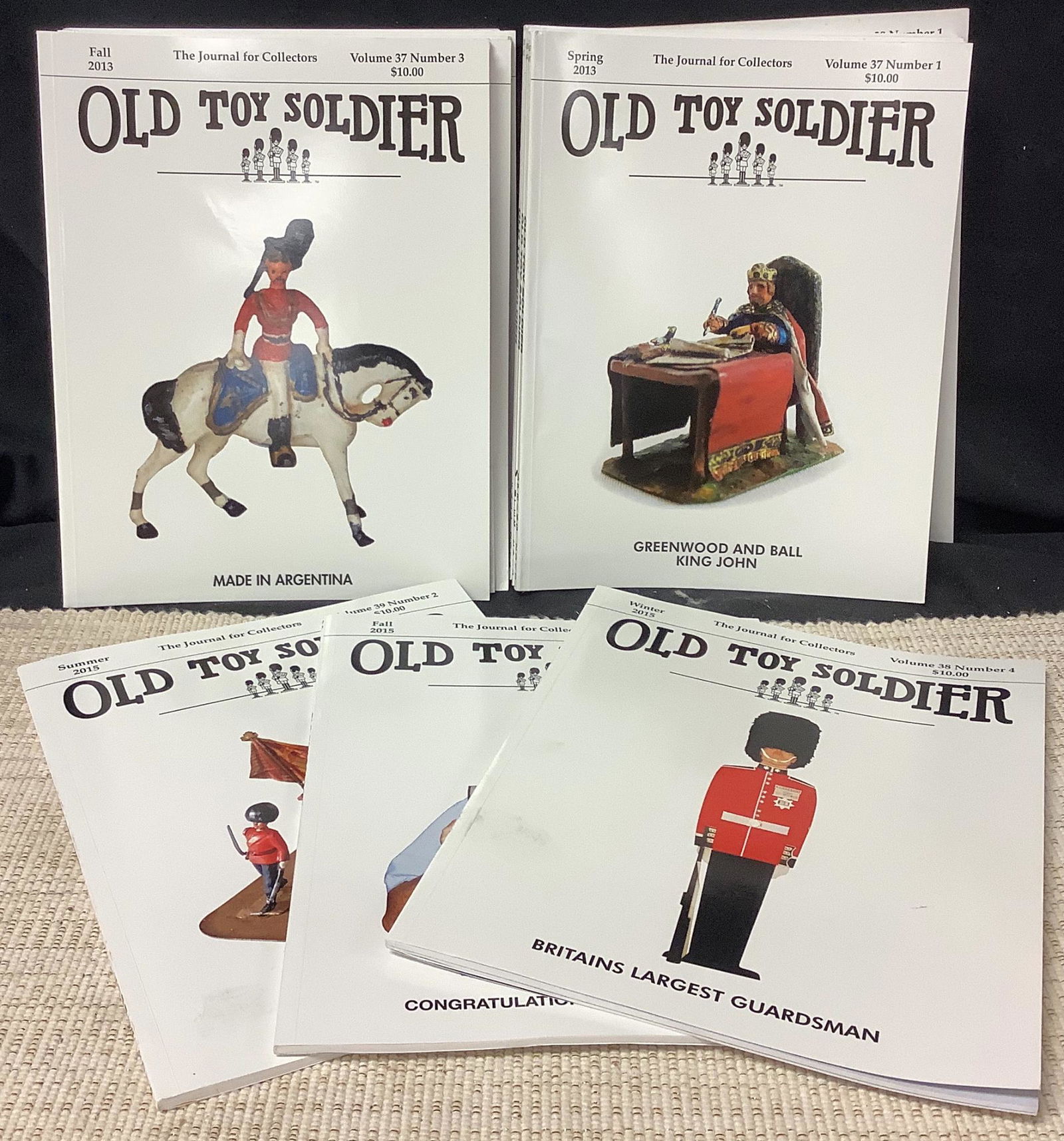 Lot of (18) old toy soldiers books (1 of 2)