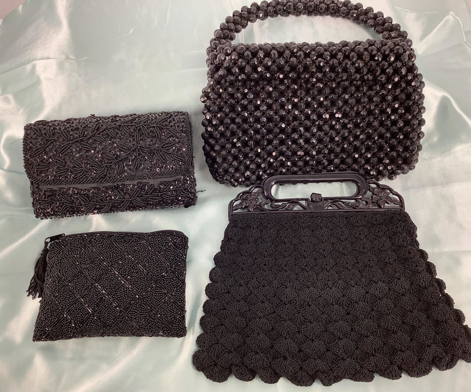 Lot of four black ladies purses including one box (1 of 1)