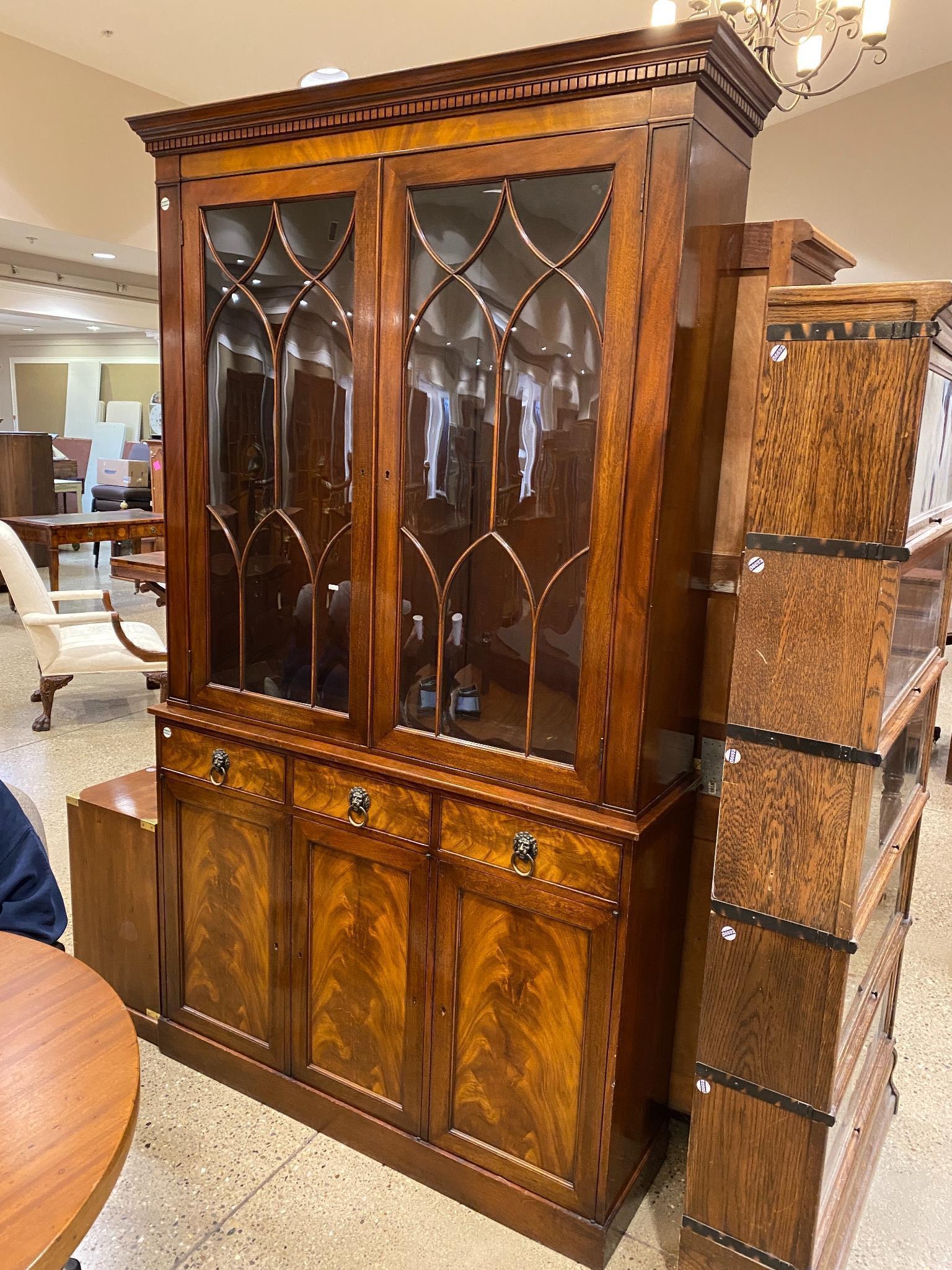 Beacon Hill Collection mahogany break front china (1 of 3)