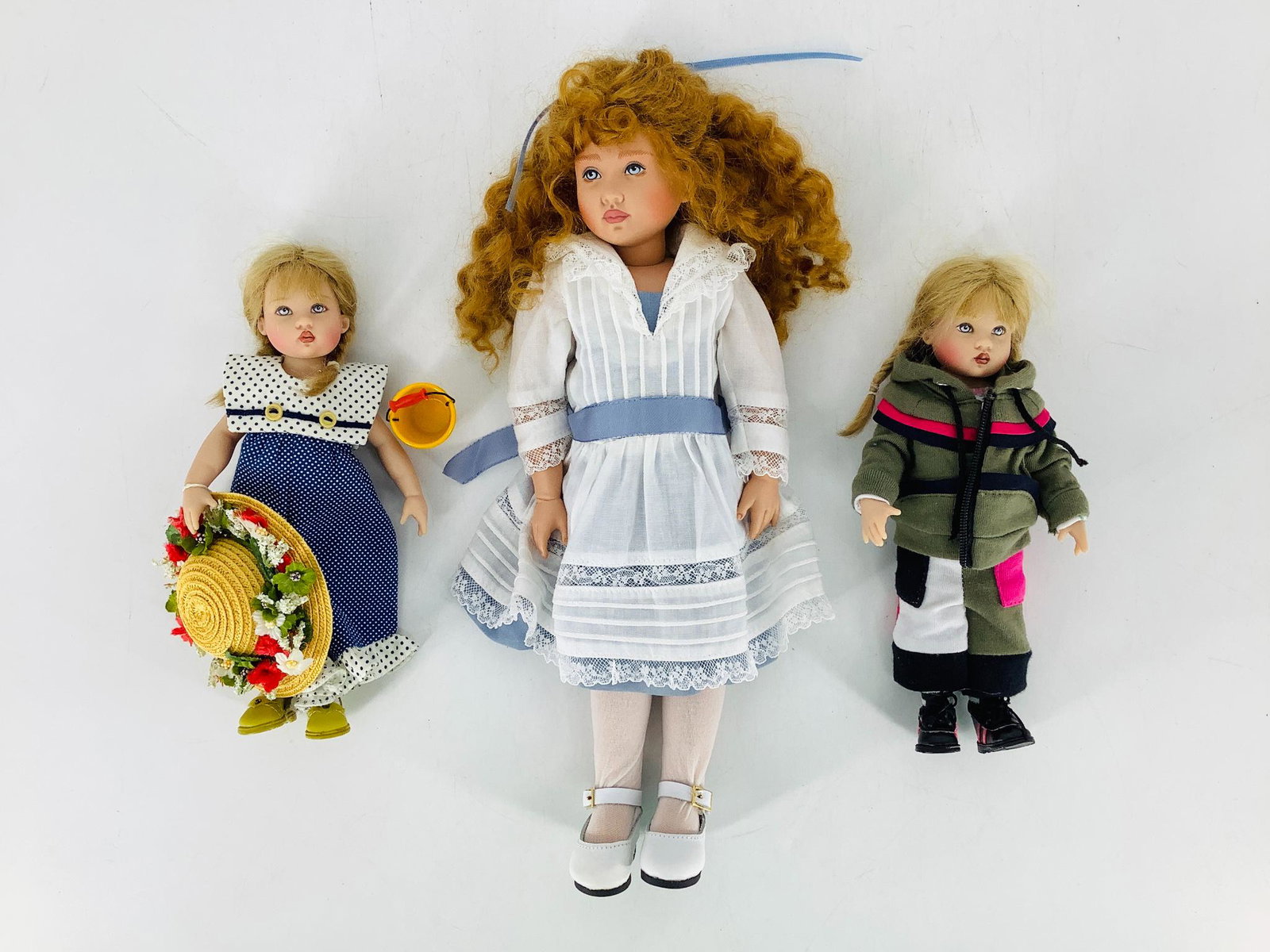(3) Vinyl dolls by Helen Kish & Company. Includes two 7 (1 of 3)