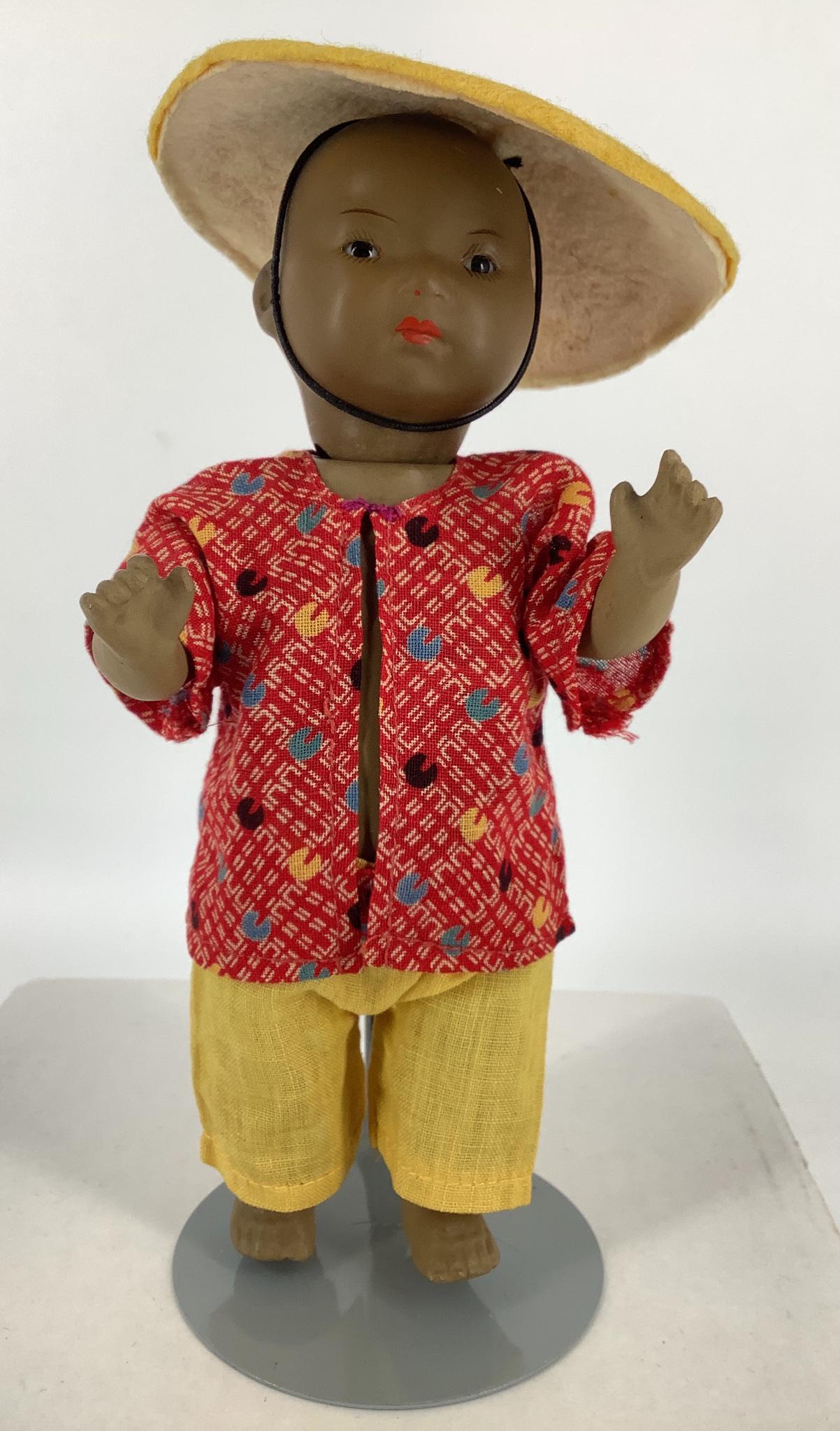 Armand Marseille 353 Oriental bisque socket head child. (1 of 3)