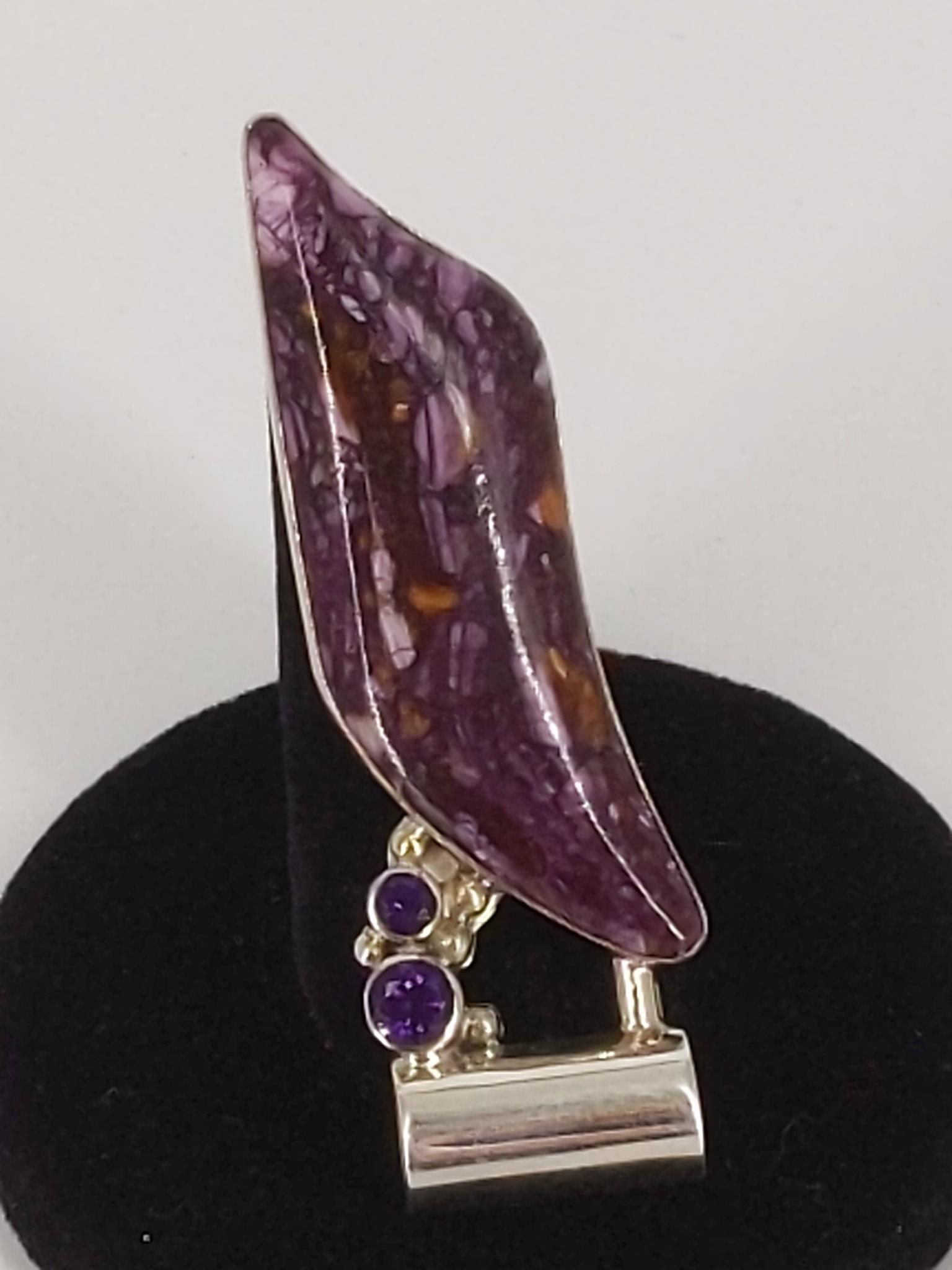 Sterling and Stone Pendant (1 of 2)