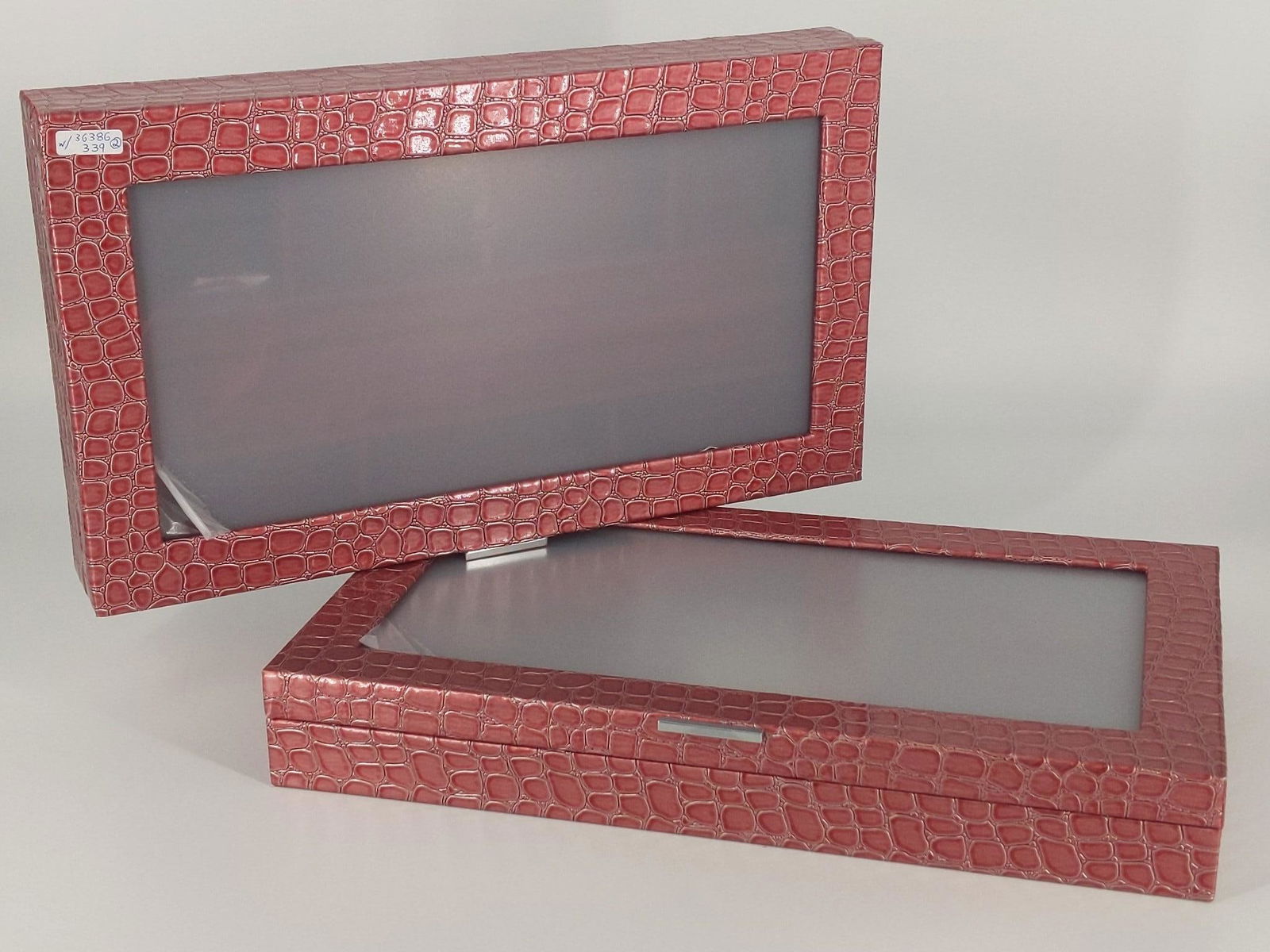 Two Matching Large Hinged Jewelry Boxes (1 of 3)