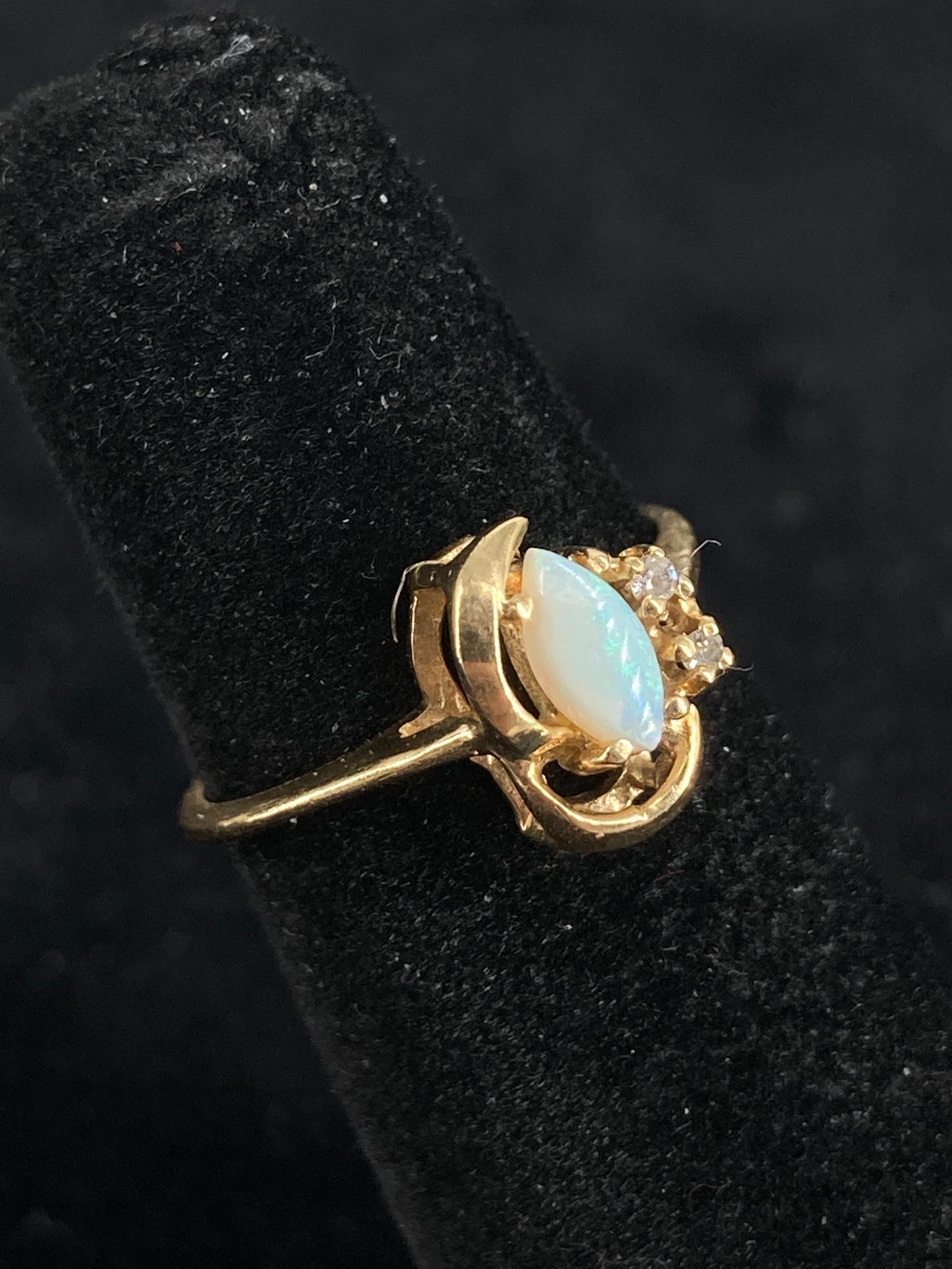 10kt Gold and Gemstone Ring (1 of 3)