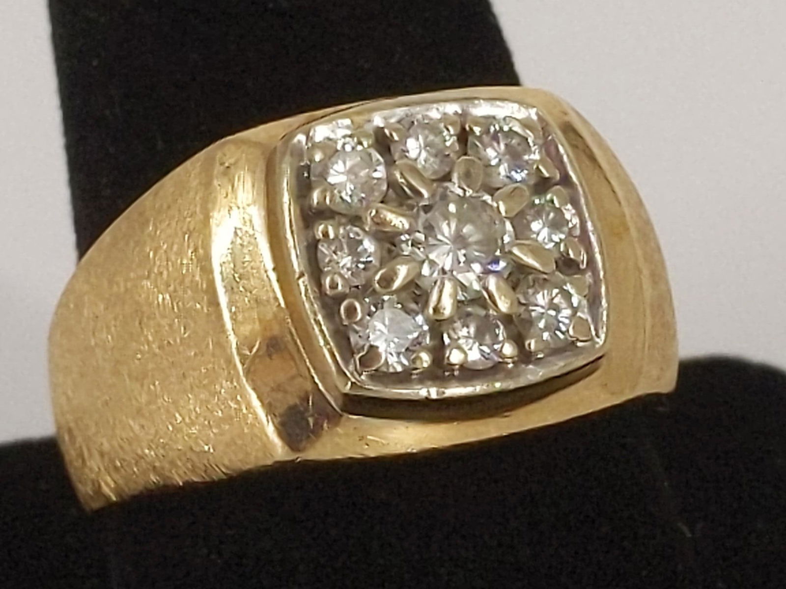 14kt Yellow Gold and Diamond Ring (1 of 4)