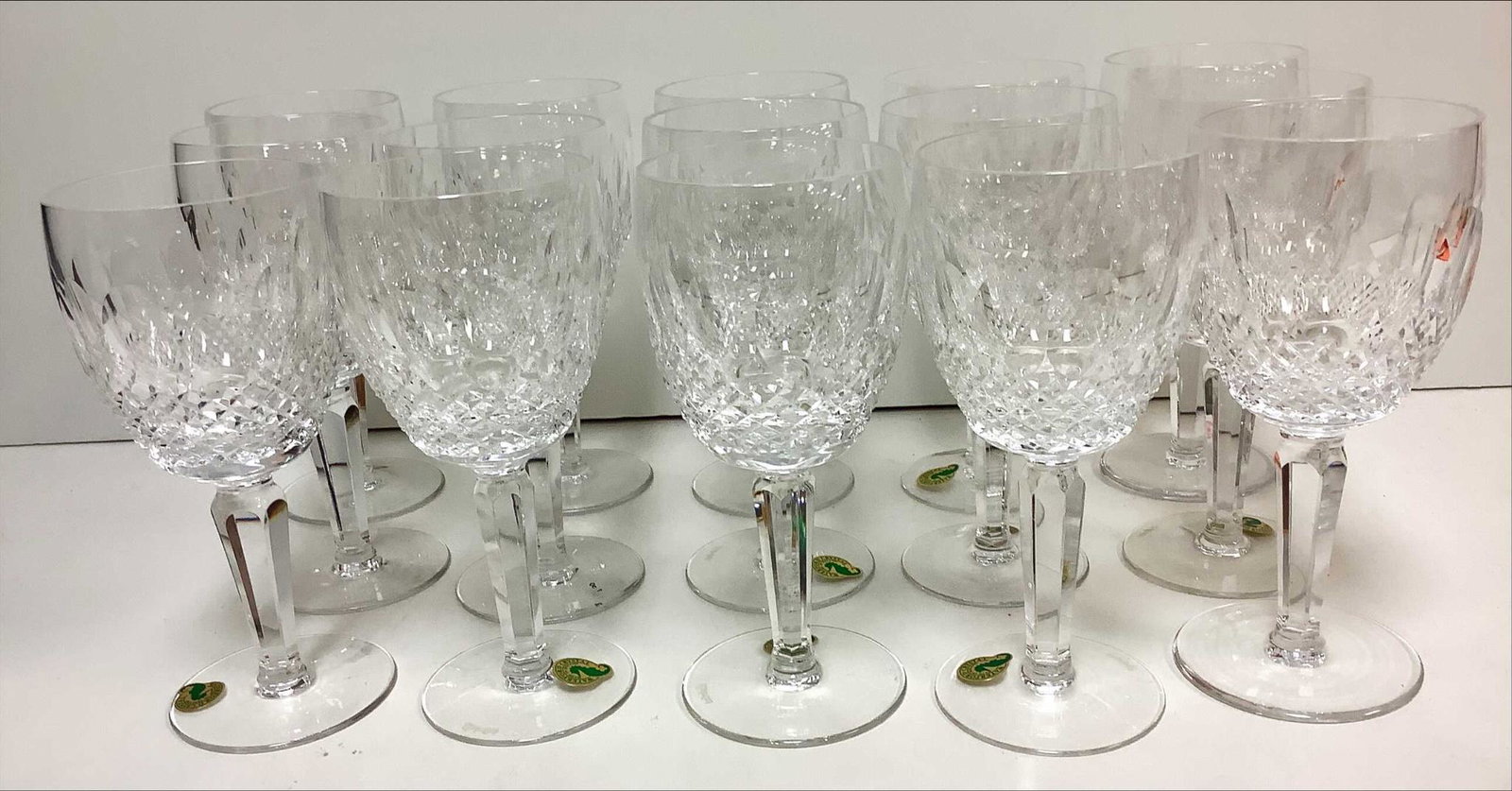 Waterford Crystal, 14 Tall Colleen 10oz Goblets., This: Waterford Crystal, 14 Tall Colleen 10oz Goblets. This lot is from DeBow Freed Trust.