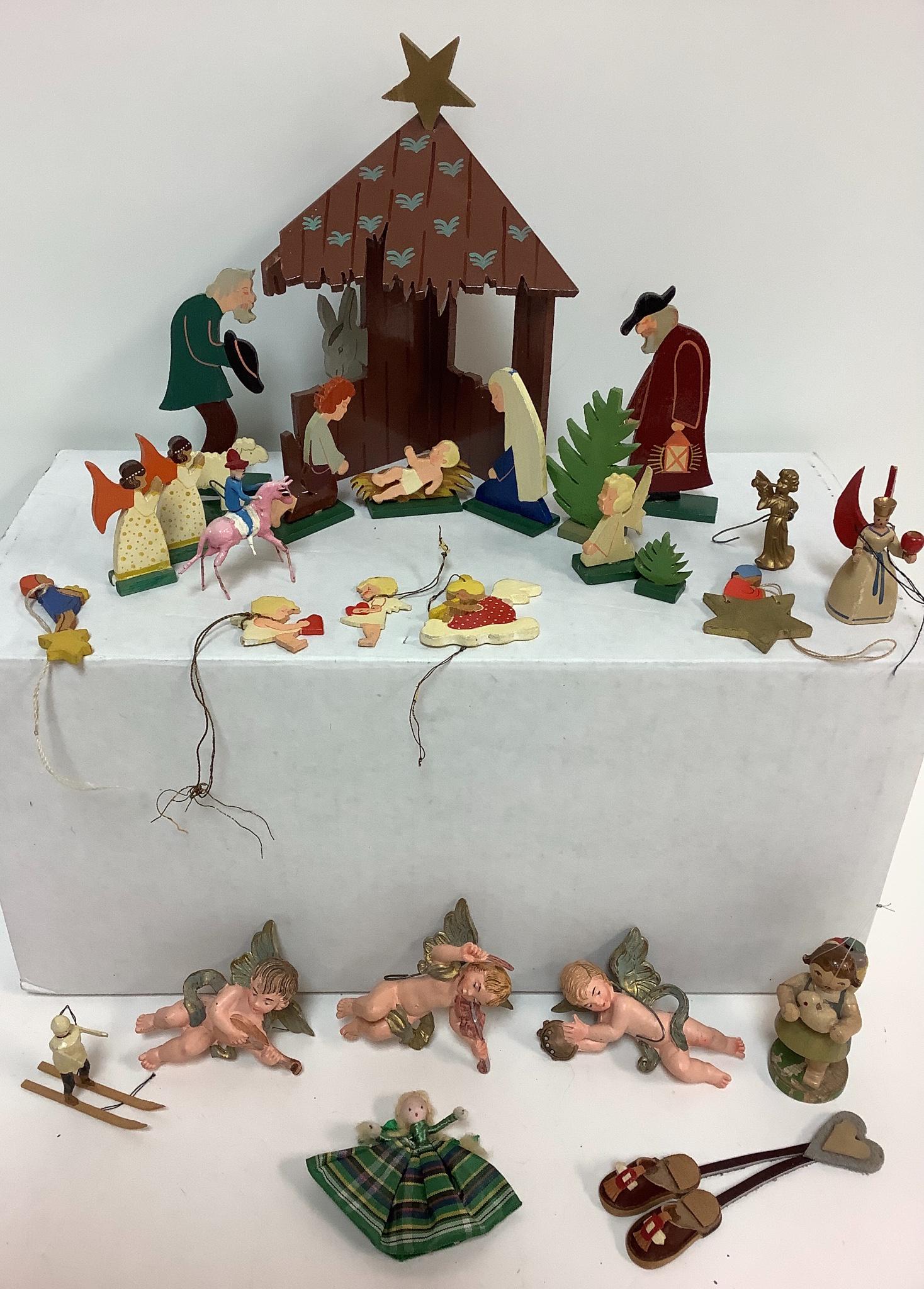 Lot of small holiday pieces and ornaments including (1 of 1)