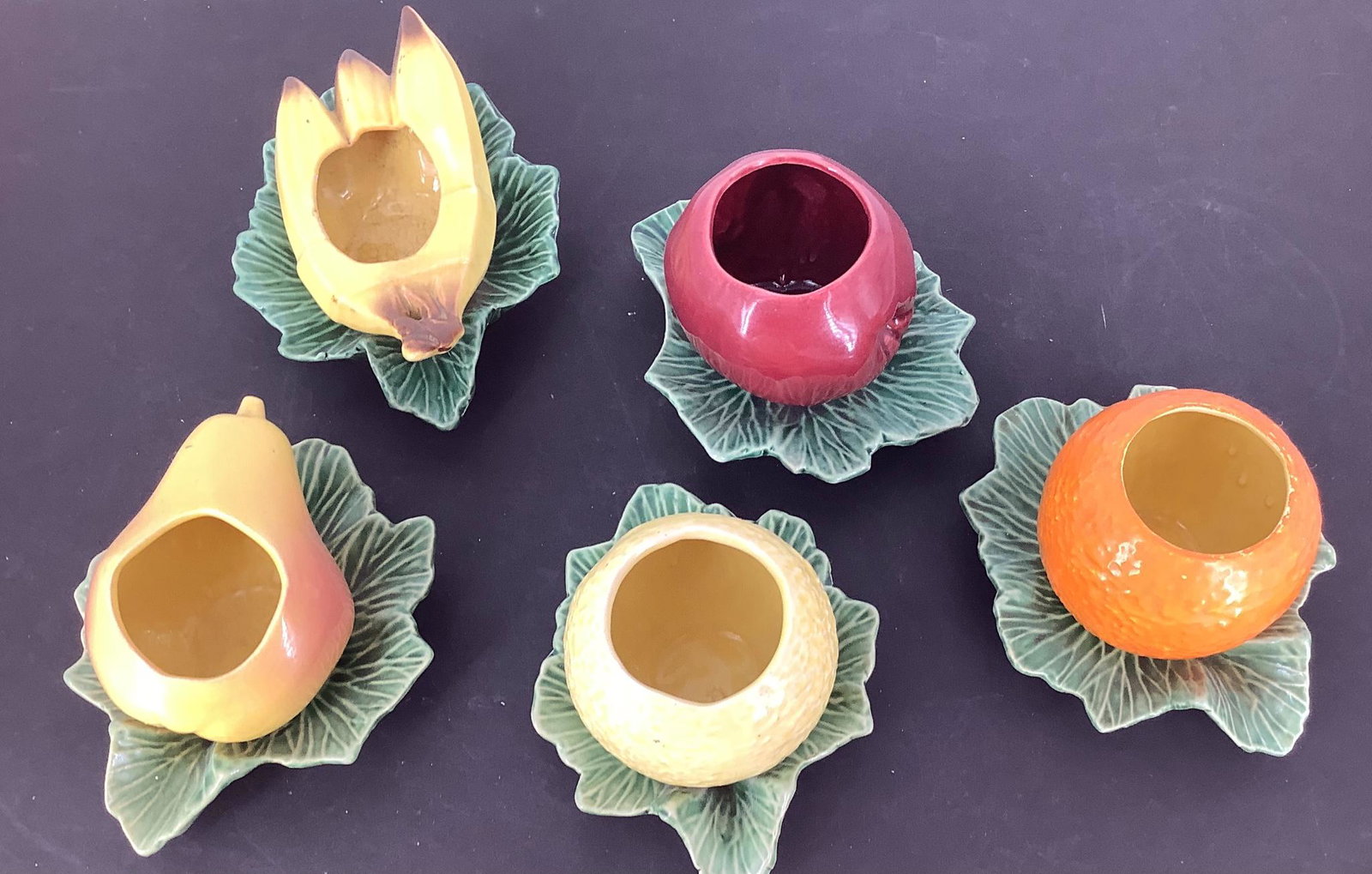 McCoy Vintage art pottery fruit wall pockets . Some (1 of 1)