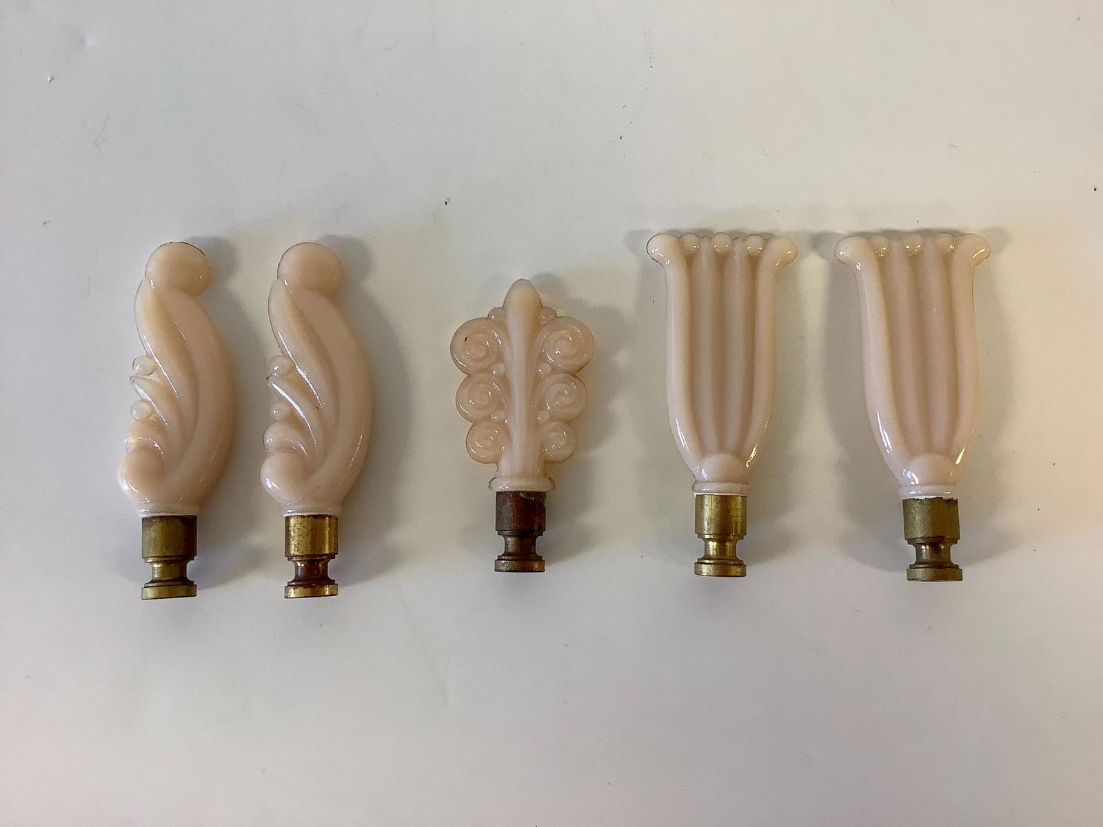 5 Aladdin lamp finials measuring 3.25"-4" (1 of 1)