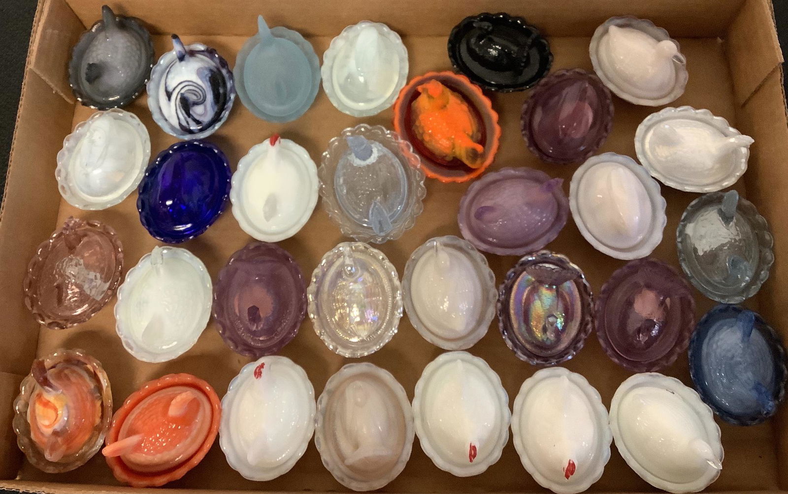 Twenty-nine covered dishes measure 2.5"l x 2 "h, (1 of 1)