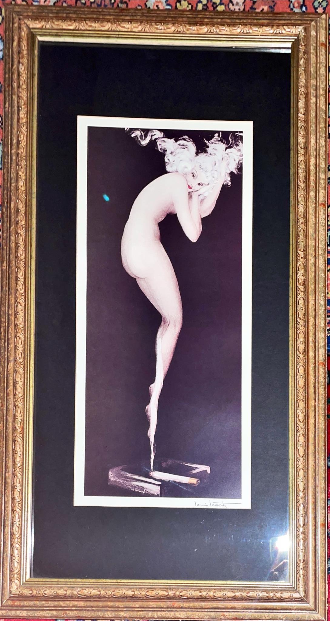 Louis Icart print â€œTabac Blond" 20" x 36" overall (1 of 1)