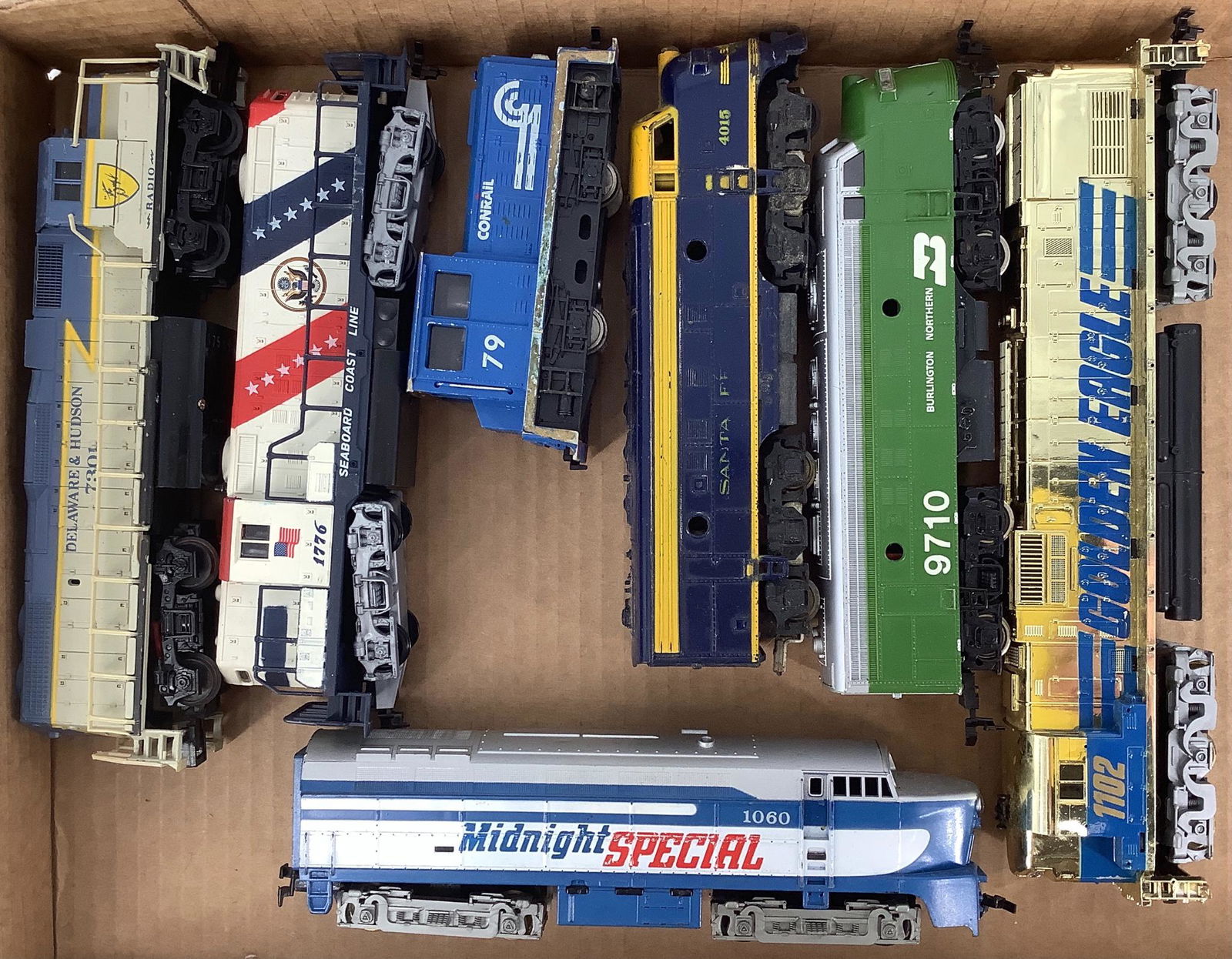 Seven HO Diesel engines. (1 of 1)