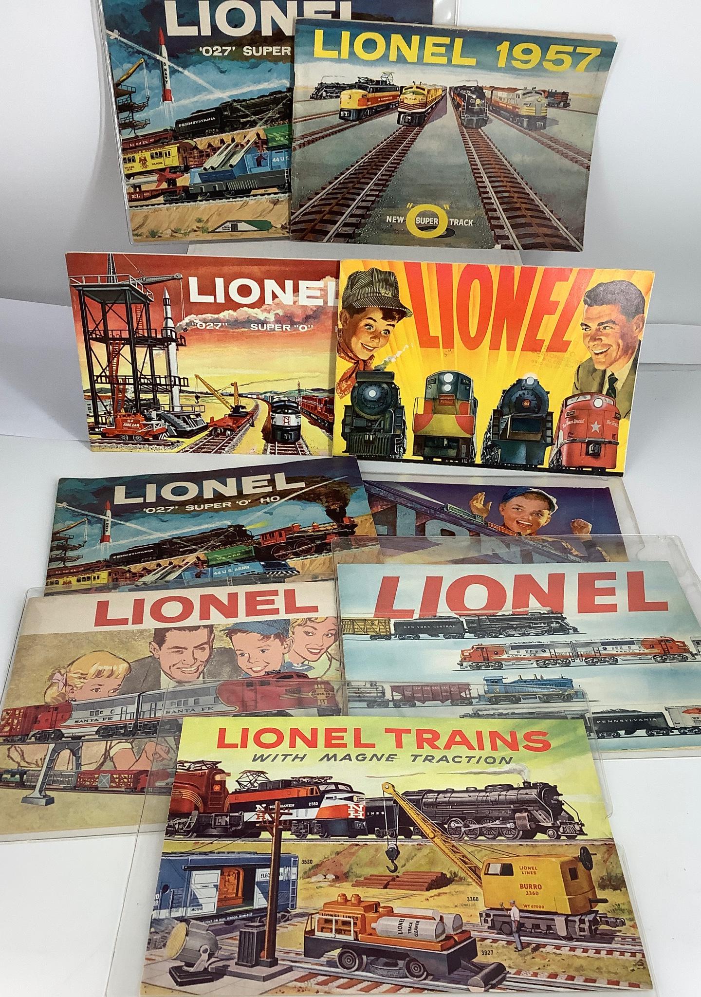 Nine Lionel postwar catalogs from the 50â€™s. (1 of 1)