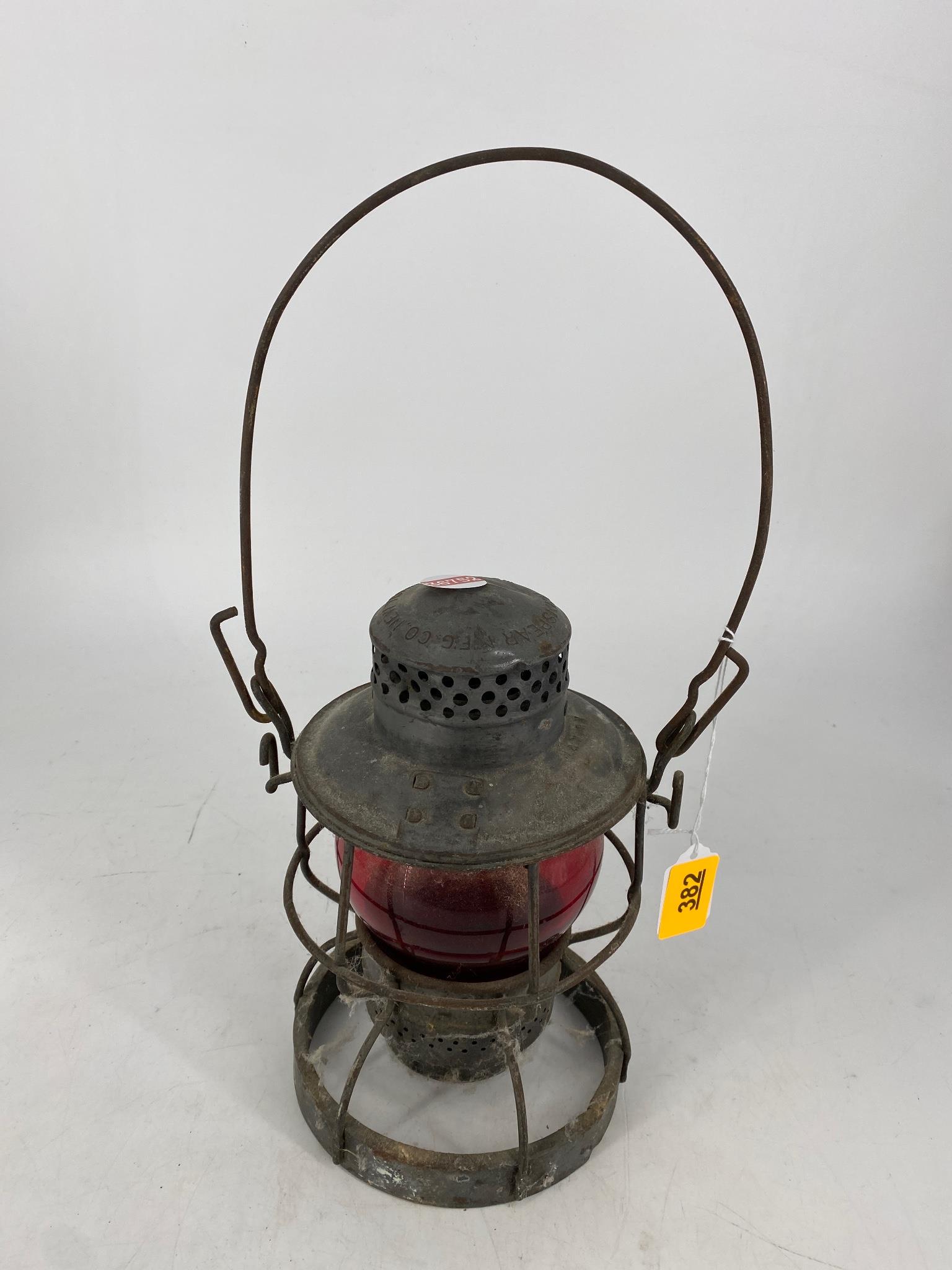 Armspear M.F.G Co New York "1925" lantern marked N & W (1 of 2)