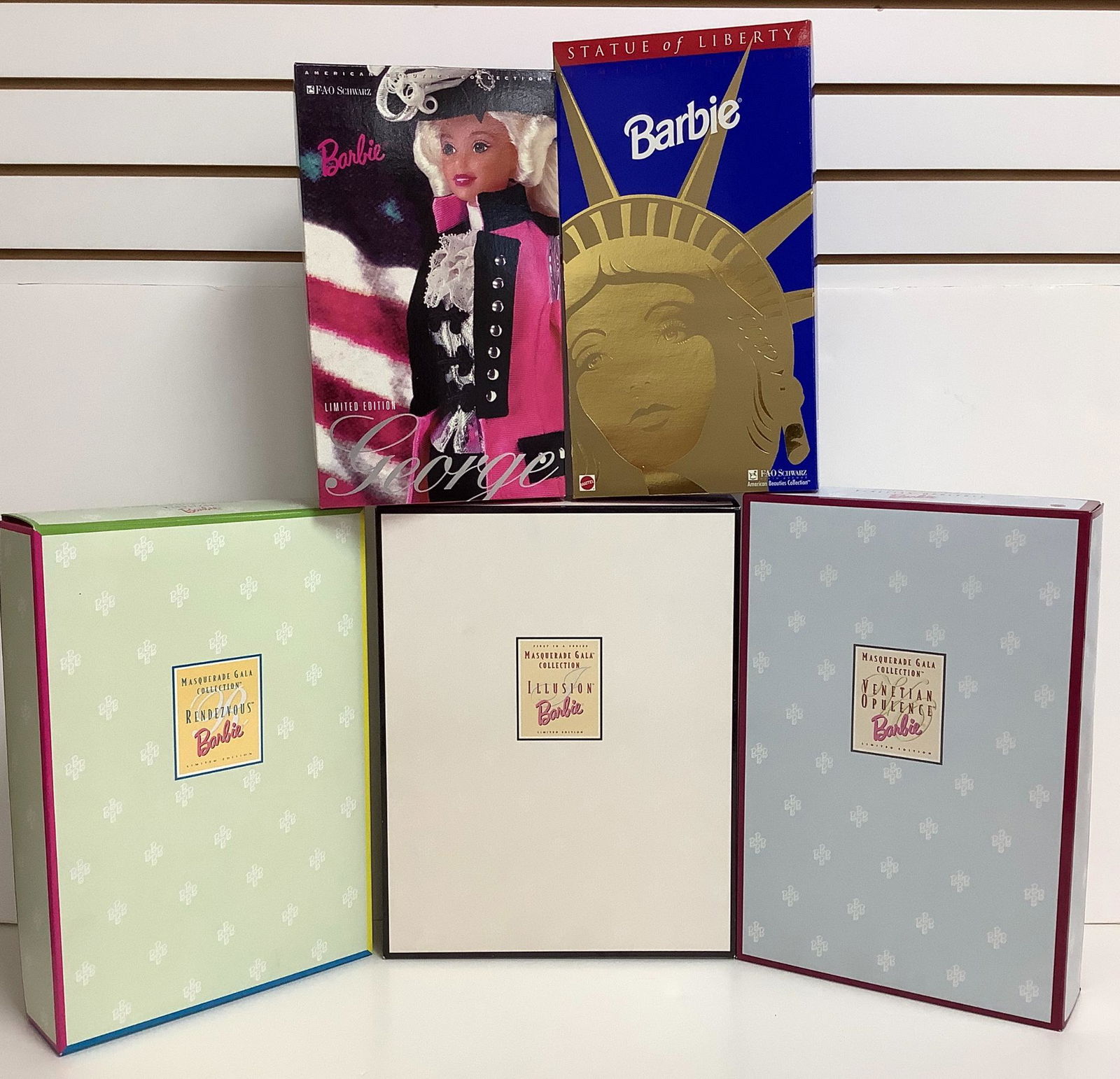 Lot of 5 Barbie's including (3) Masquerade Collection (1 of 1)