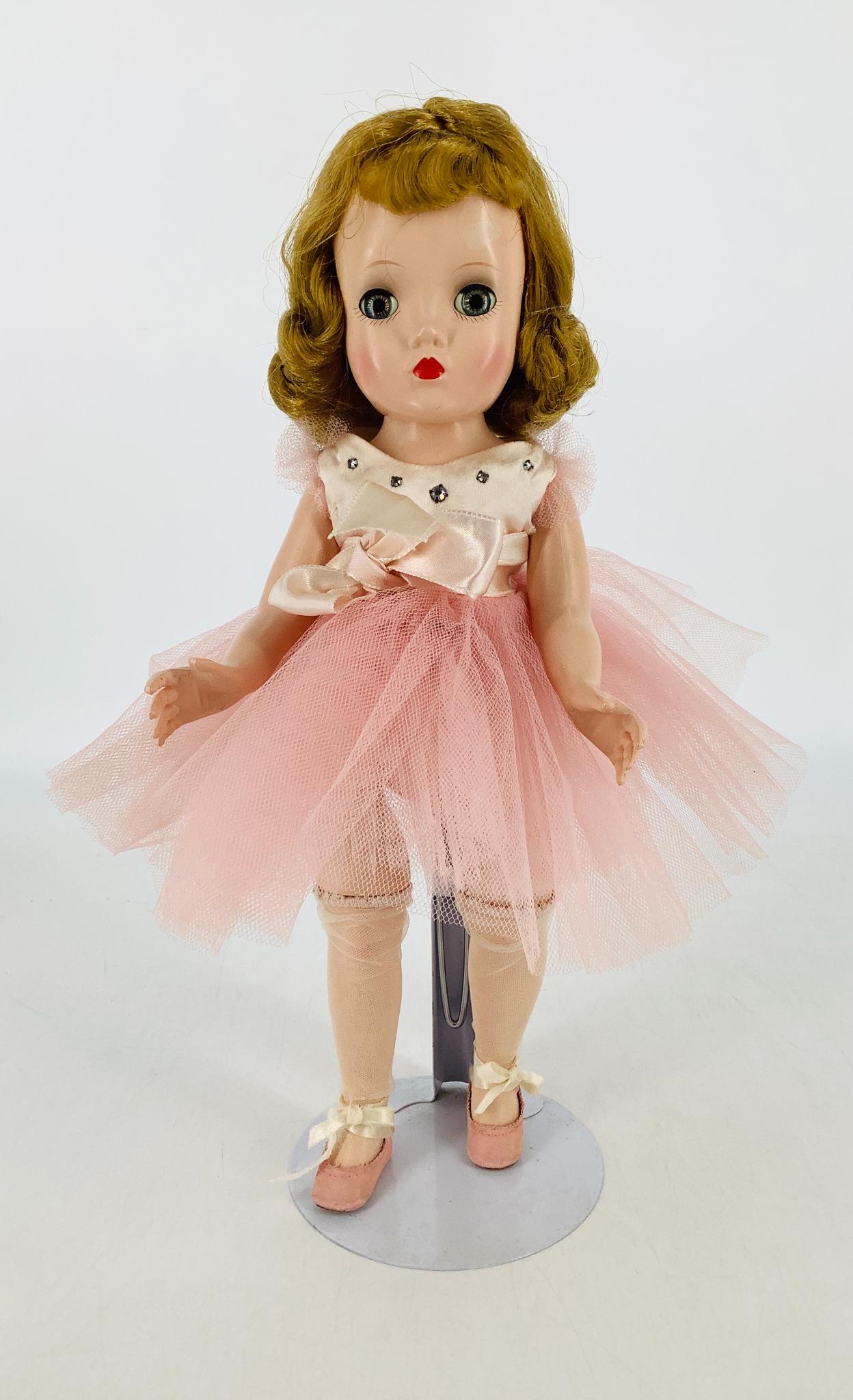 Madame Alexander hard plastic Ballerina. 14" doll with (1 of 4)