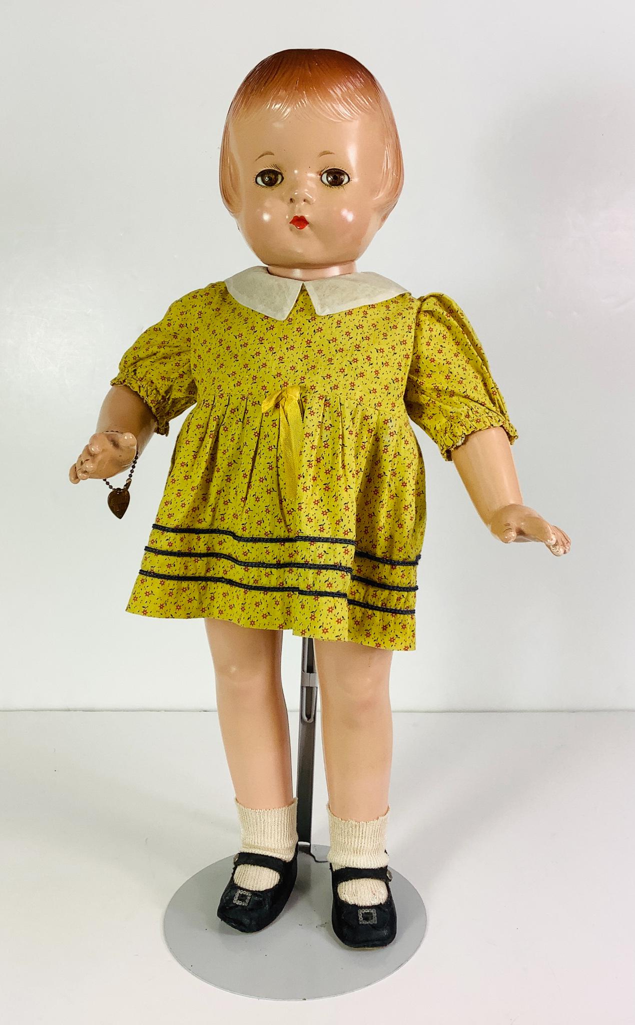 Effanbee composition "Patsy Lou". 22" doll with molded (1 of 4)