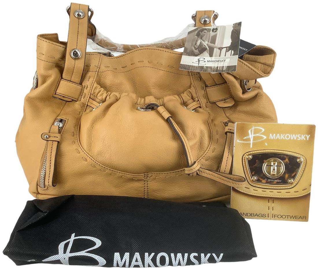 B. MAKOWSKY Leather Cross Body Handbag Shoulder Bag Purse Adjustable Strap  | Leather handbags crossbody, Purses and bags, Handbag