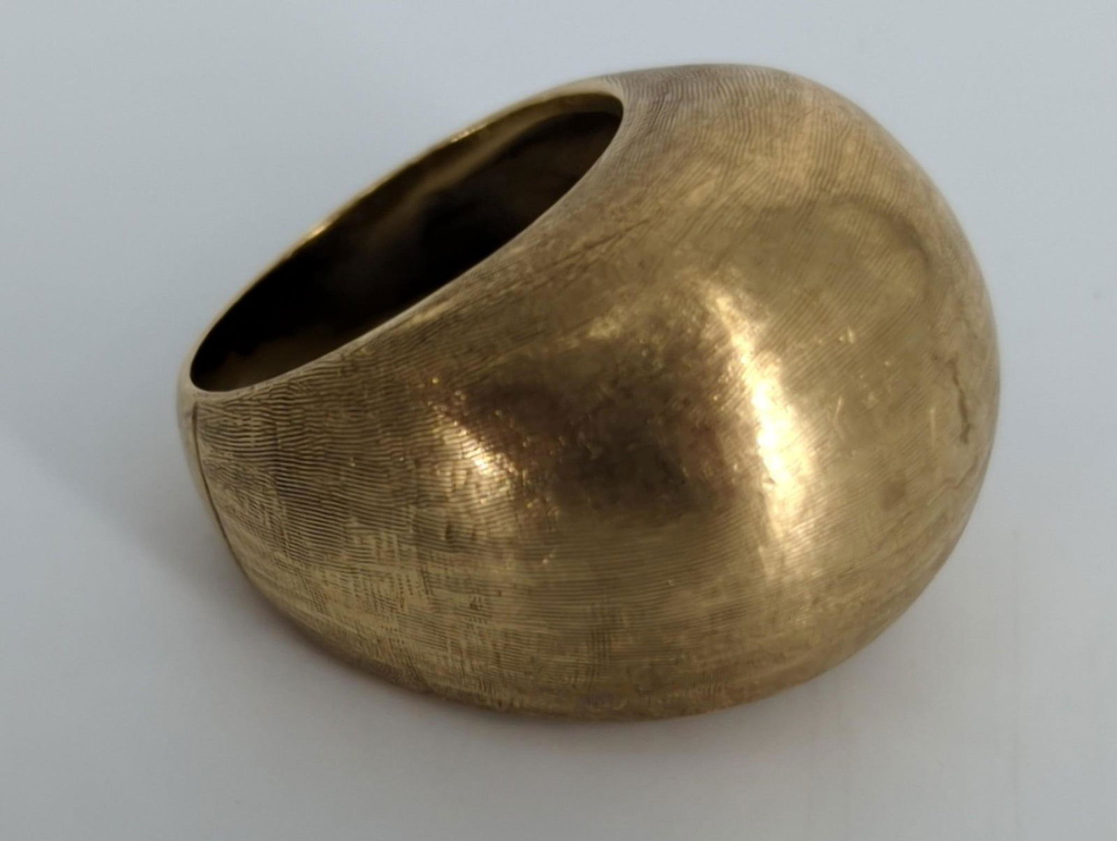 14kt Yellow Gold Dome Top Ring (1 of 5)