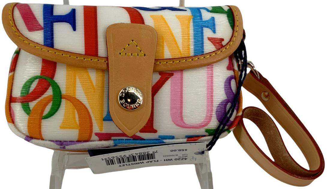 Dooney and bourke flap tab deals satchel