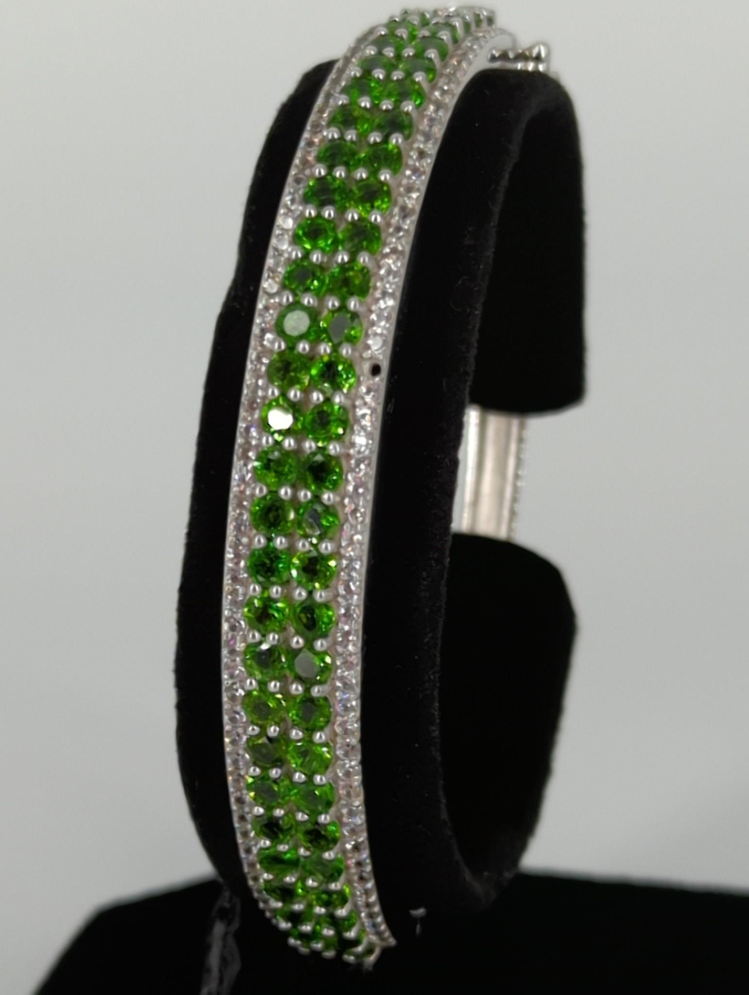 Sterling Silver & Gemstone Bracelet (1 of 3)