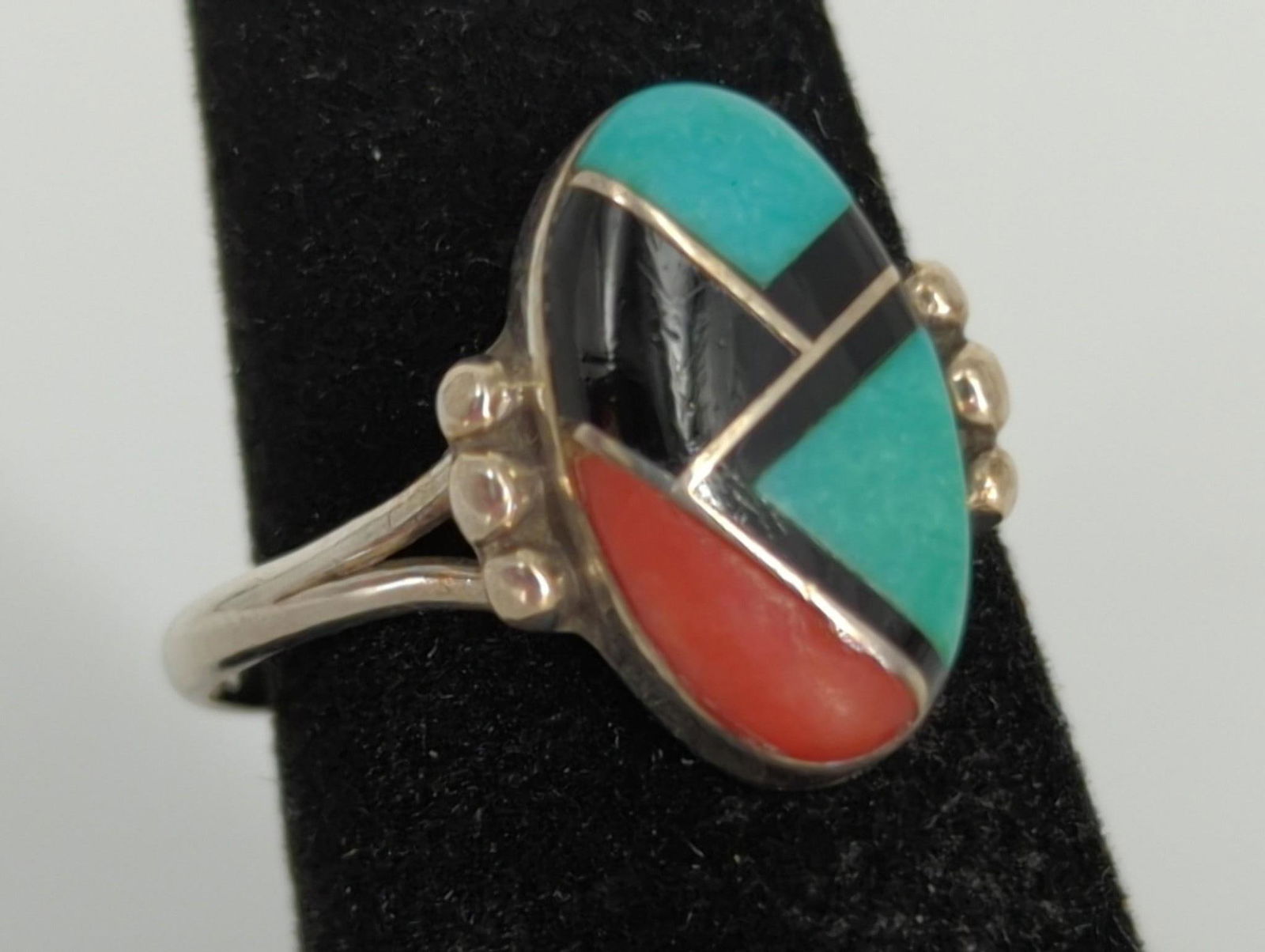 Sterling Silver Southwestern Style Ring (1 of 4)