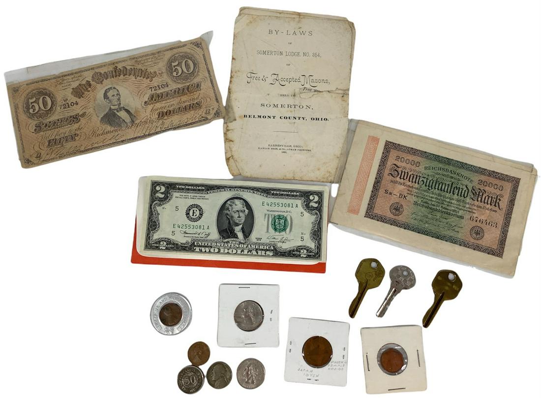 Vintage Coins, & Currency (1 of 9)