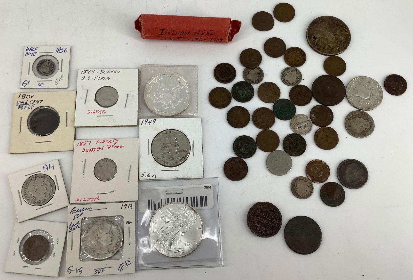 Assorted U.S. Coins & One Silver Token (1 of 5)