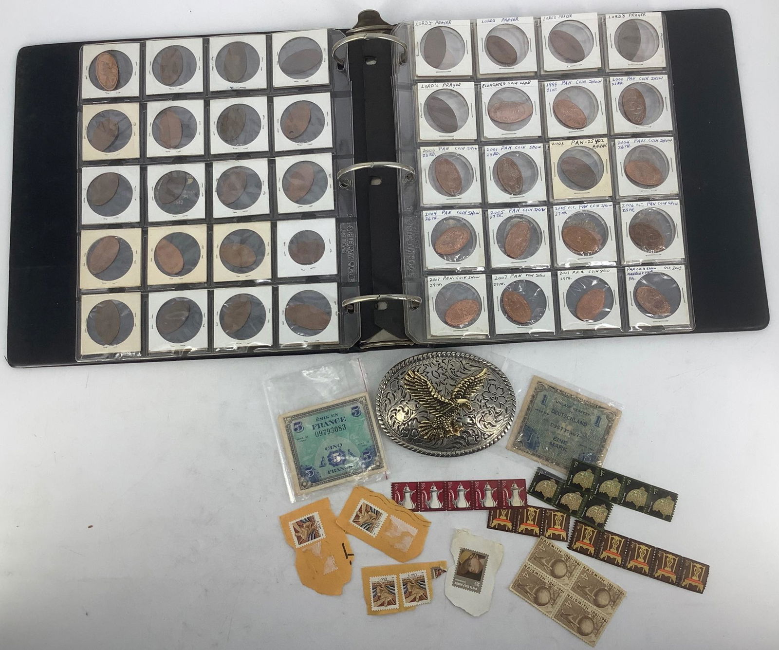 Lot of Assorted Accessories, Stamps, Tokens, and More (1 of 6)