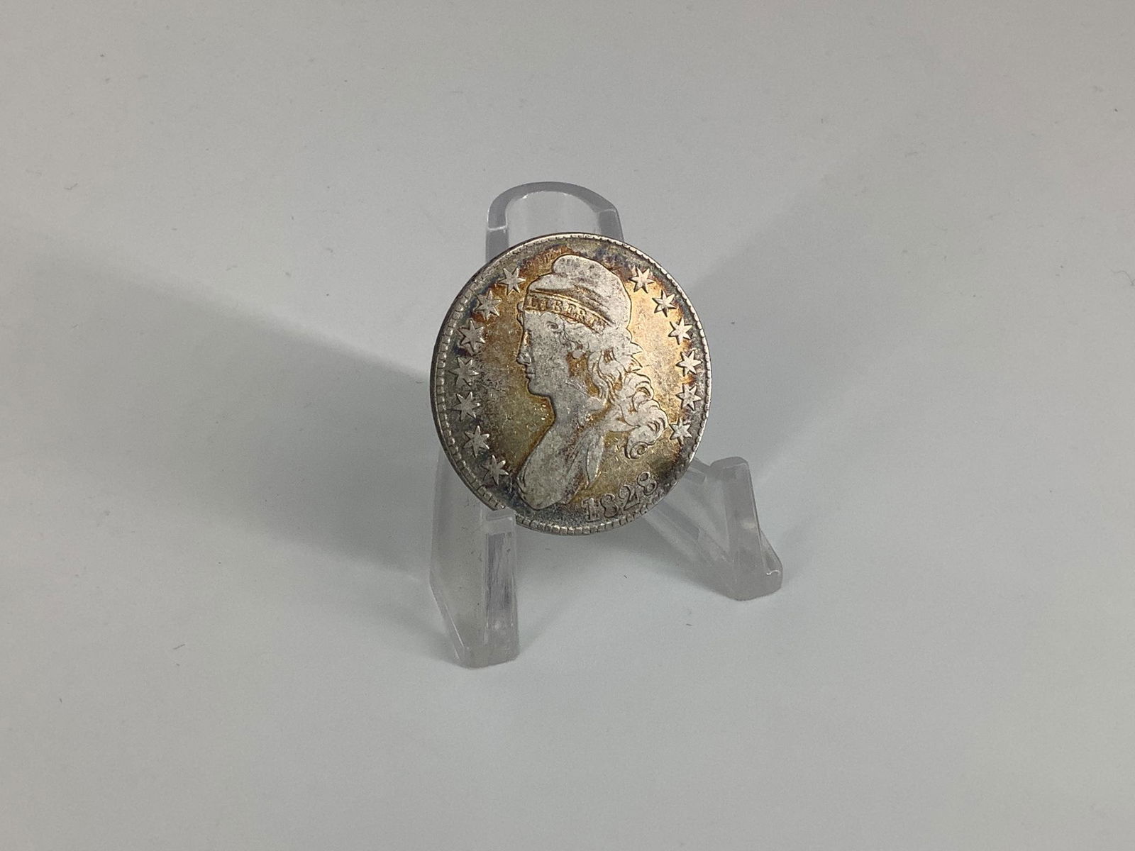 1828-P U.S. Capped Bust Silver Half Dollar Coin (1 of 6)